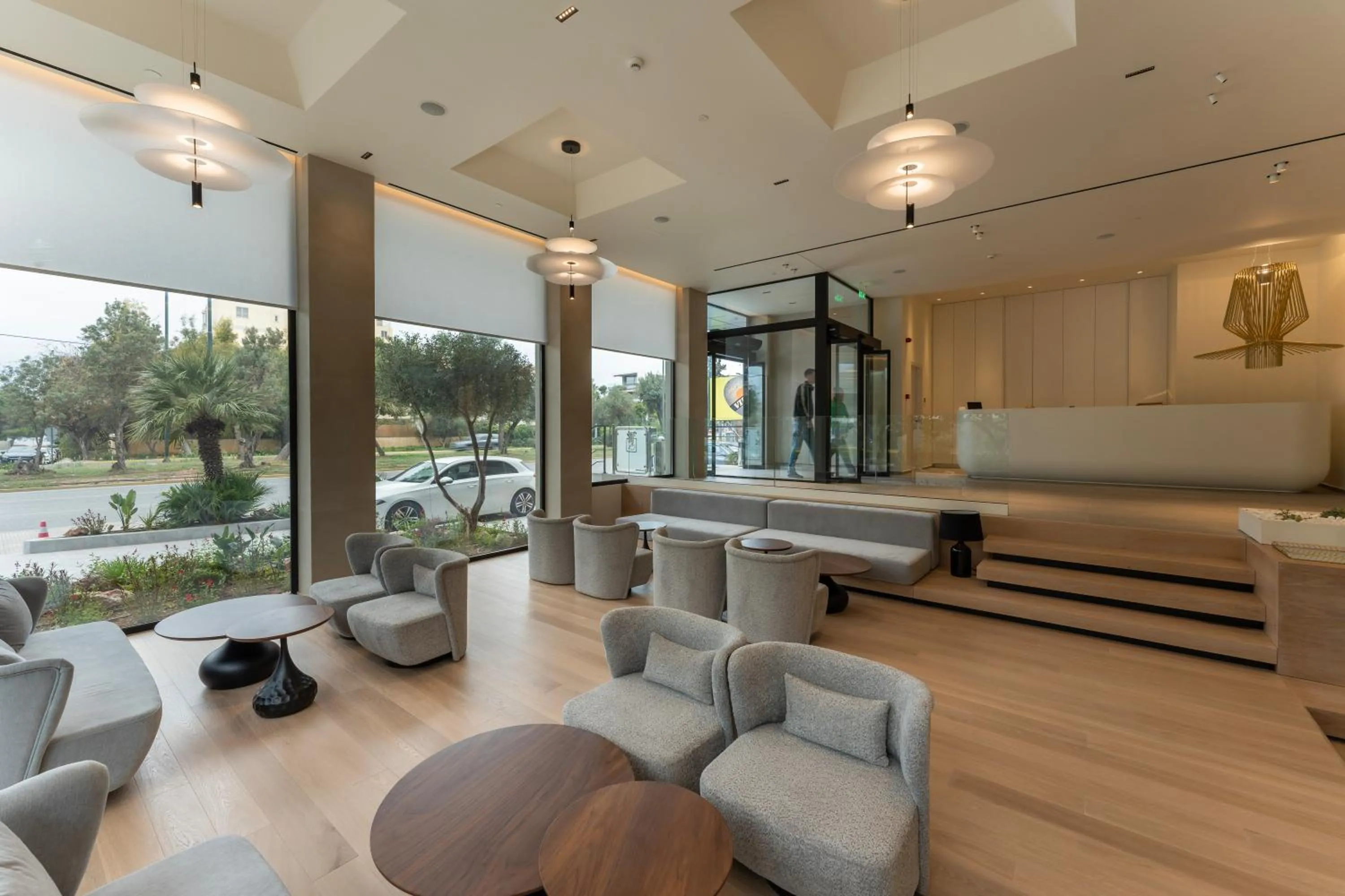 Seating area in Emmantina Hotel