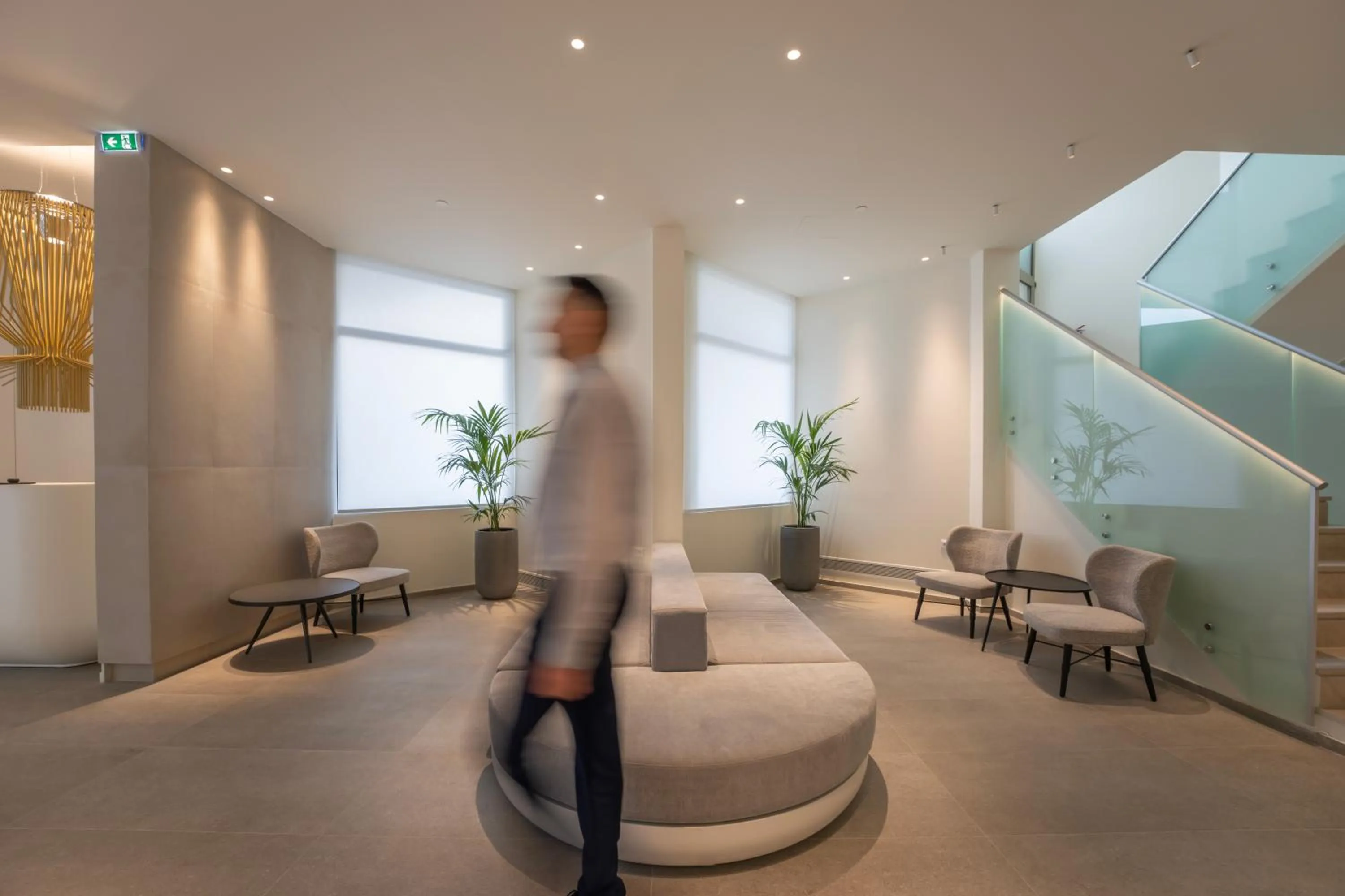 Seating area in Emmantina Hotel