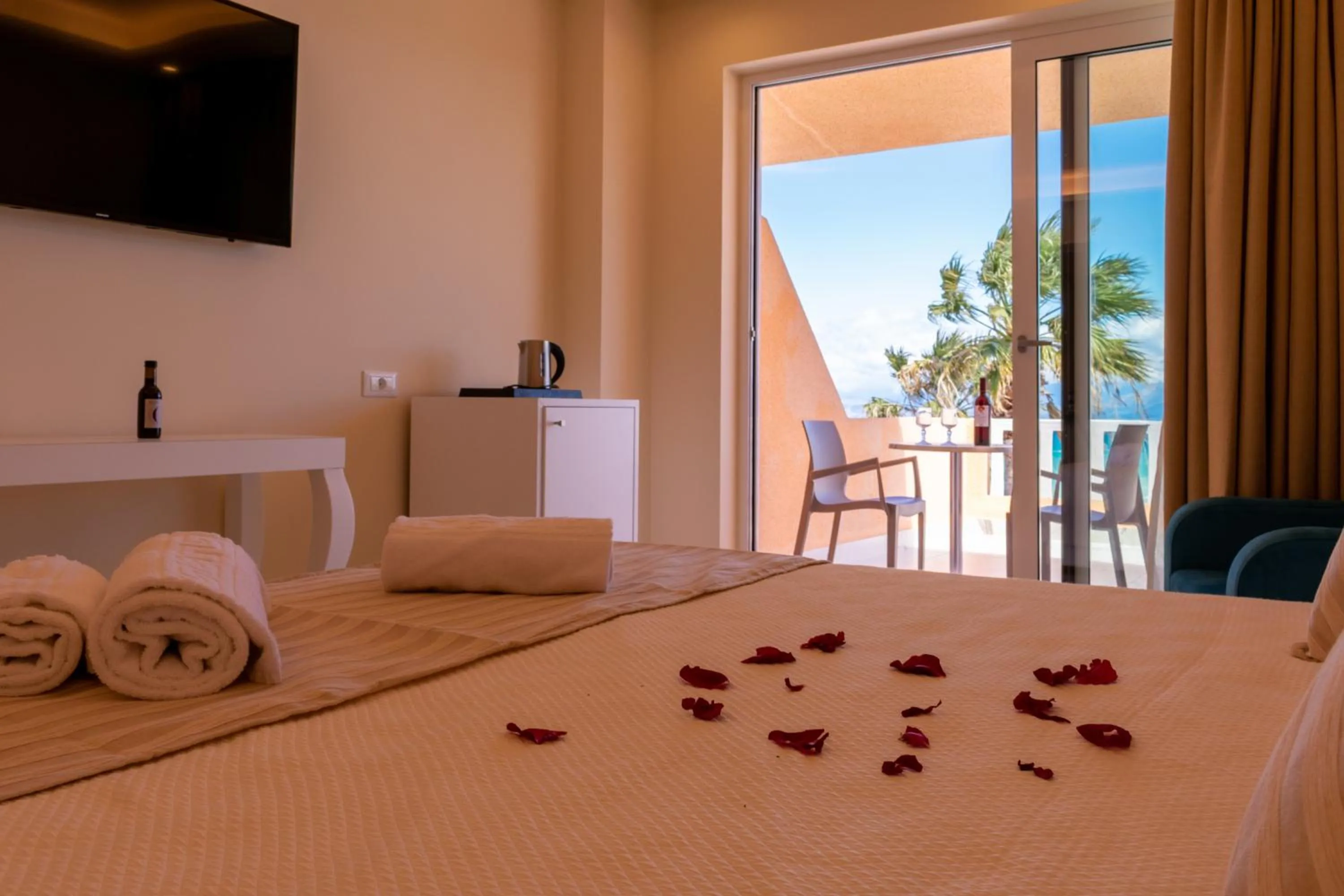 Double Room with Balcony in Ibiscus Corfu Hotel