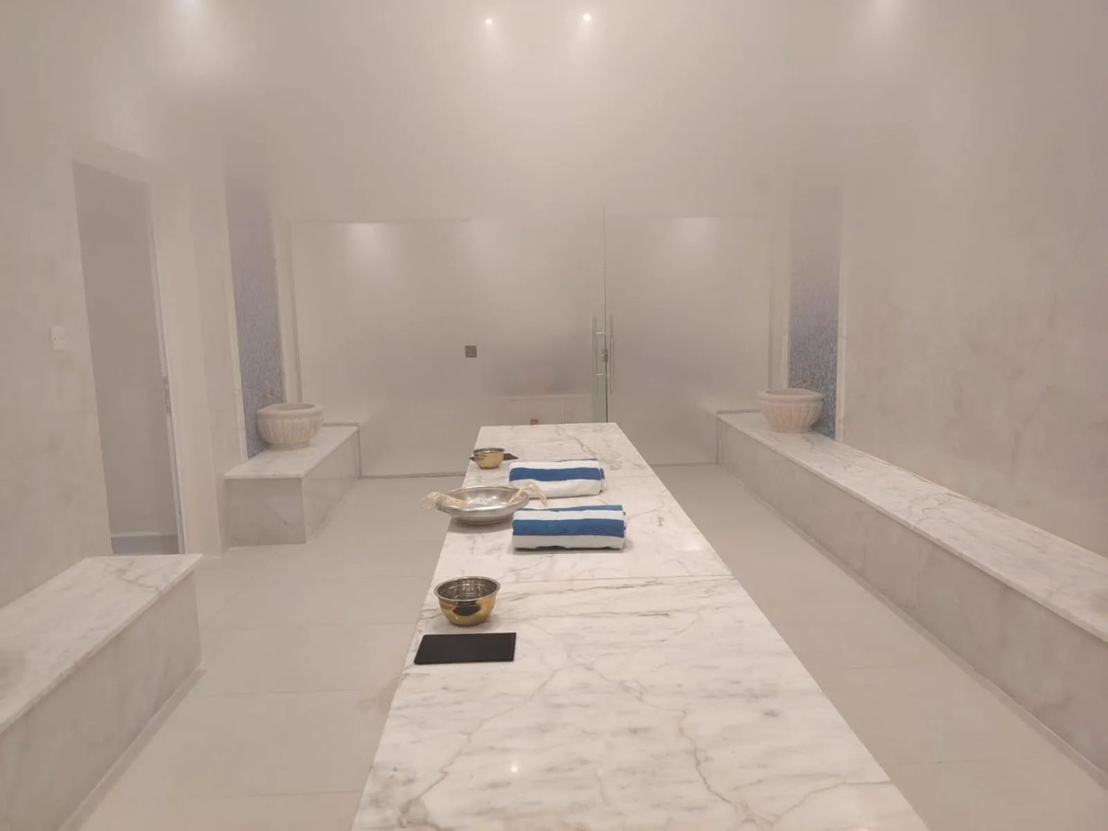 Steam room in H Luxury Hotel