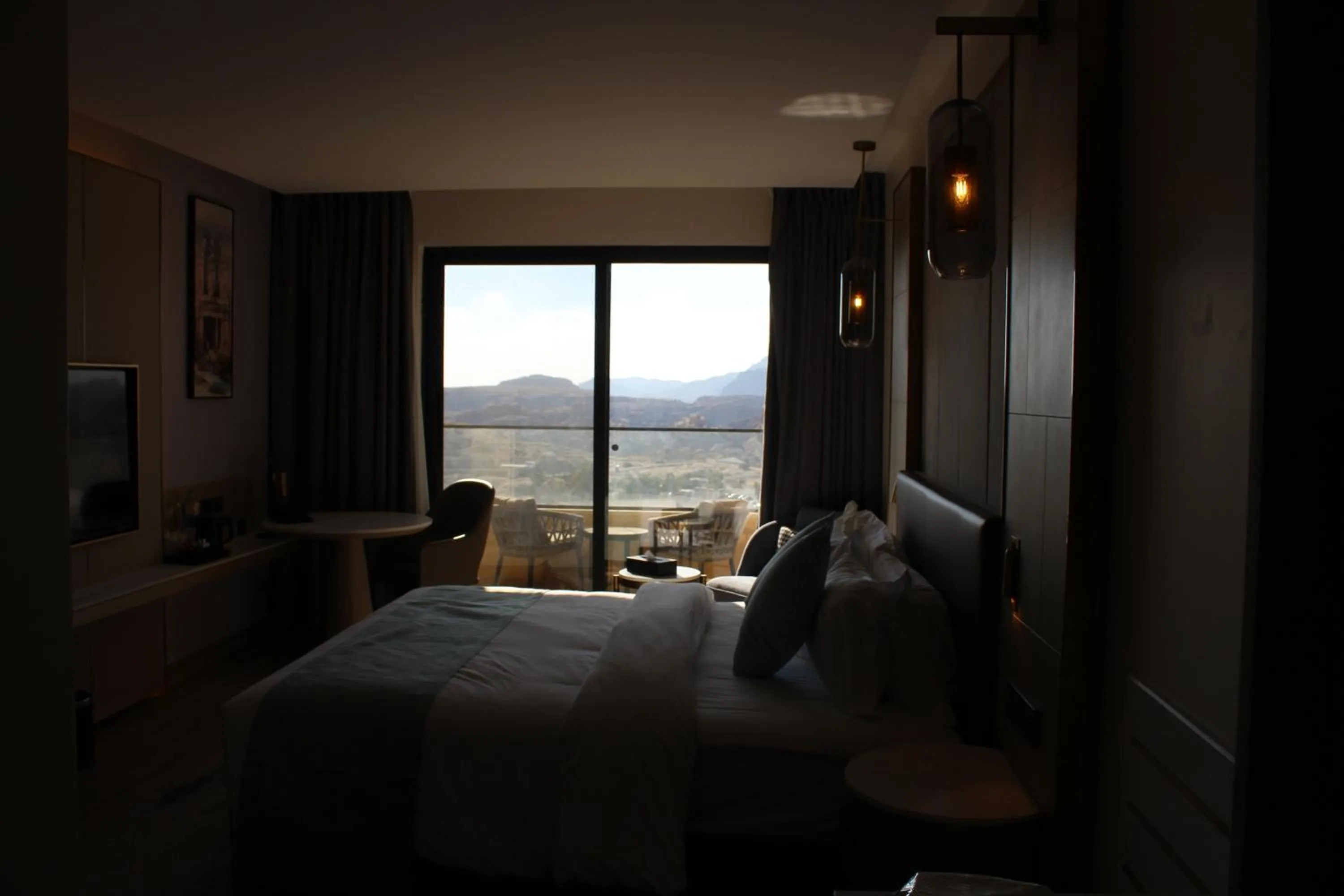 View (from property/room), Bed in H Luxury Hotel
