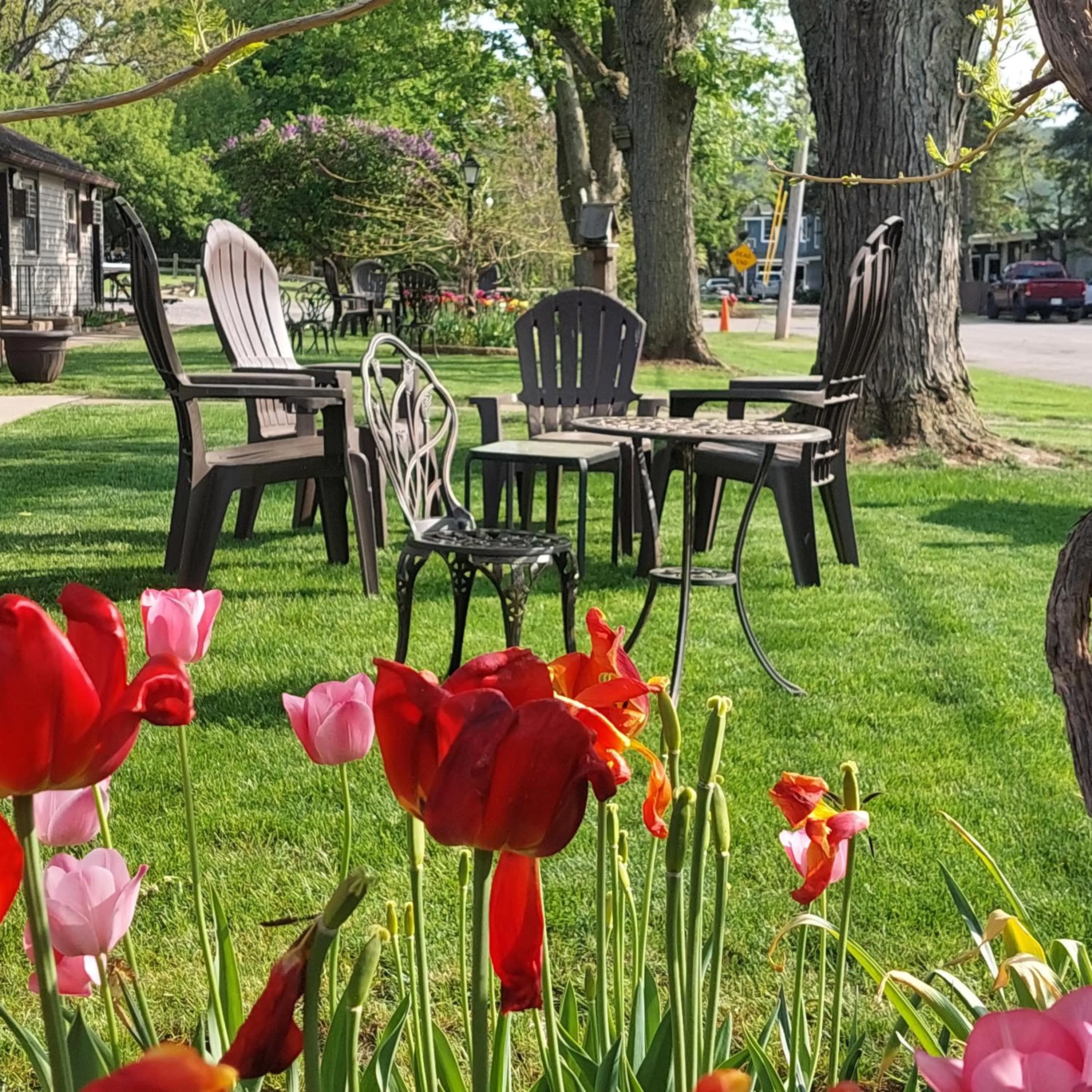 Balcony/Terrace in Riverside Motel