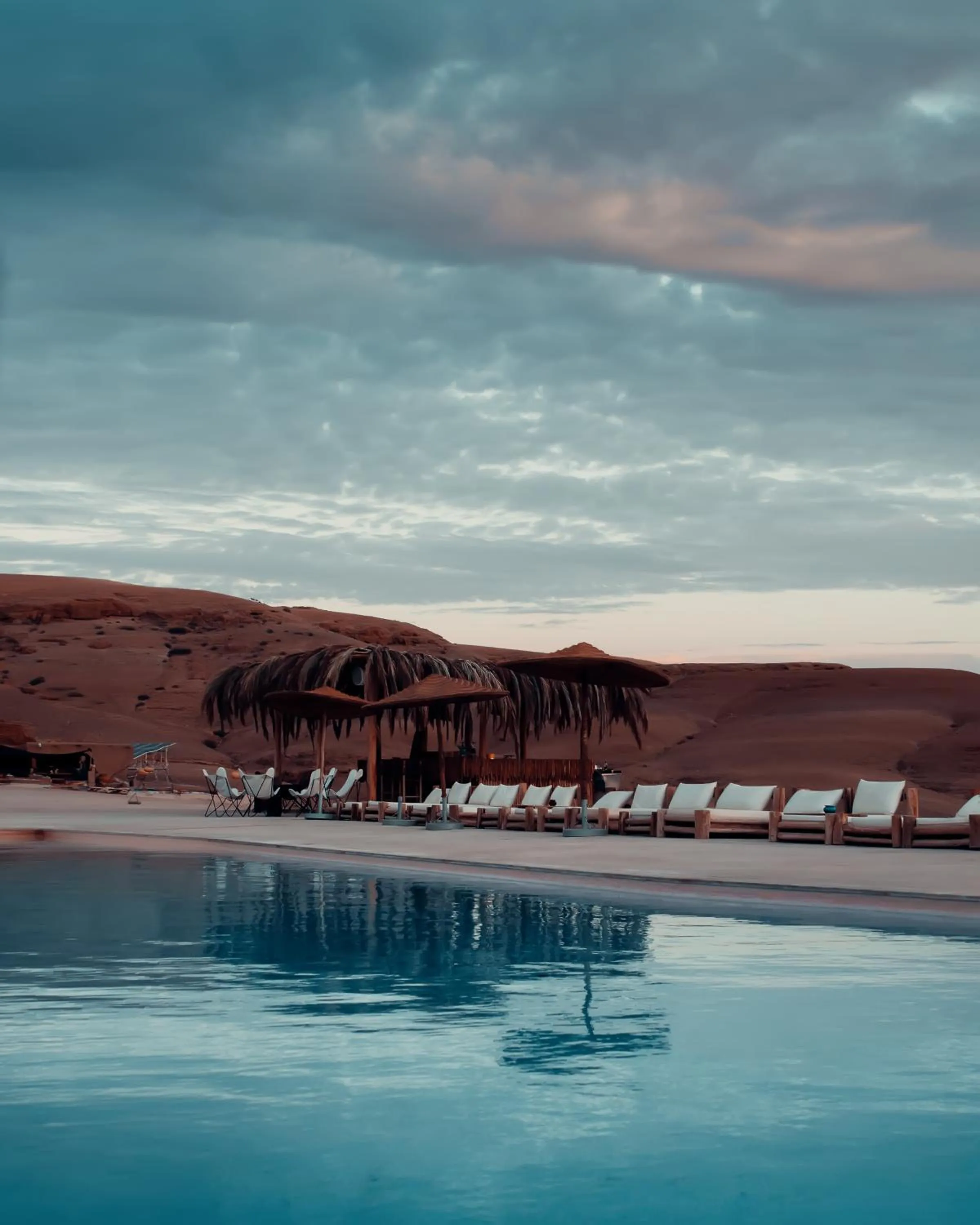 Natural landscape in Alkamar Camp Agafay