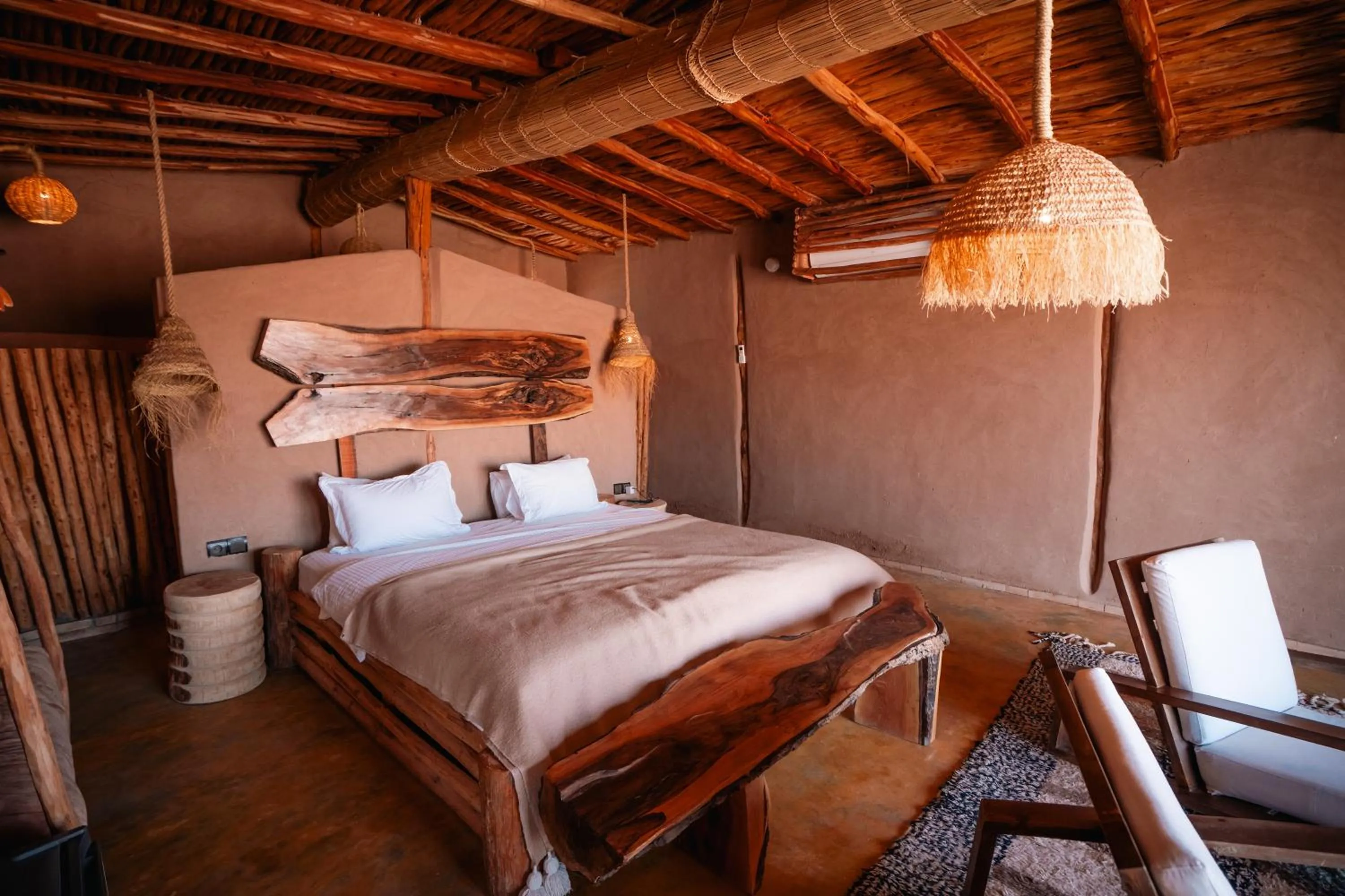 Bed in Alkamar Camp Agafay