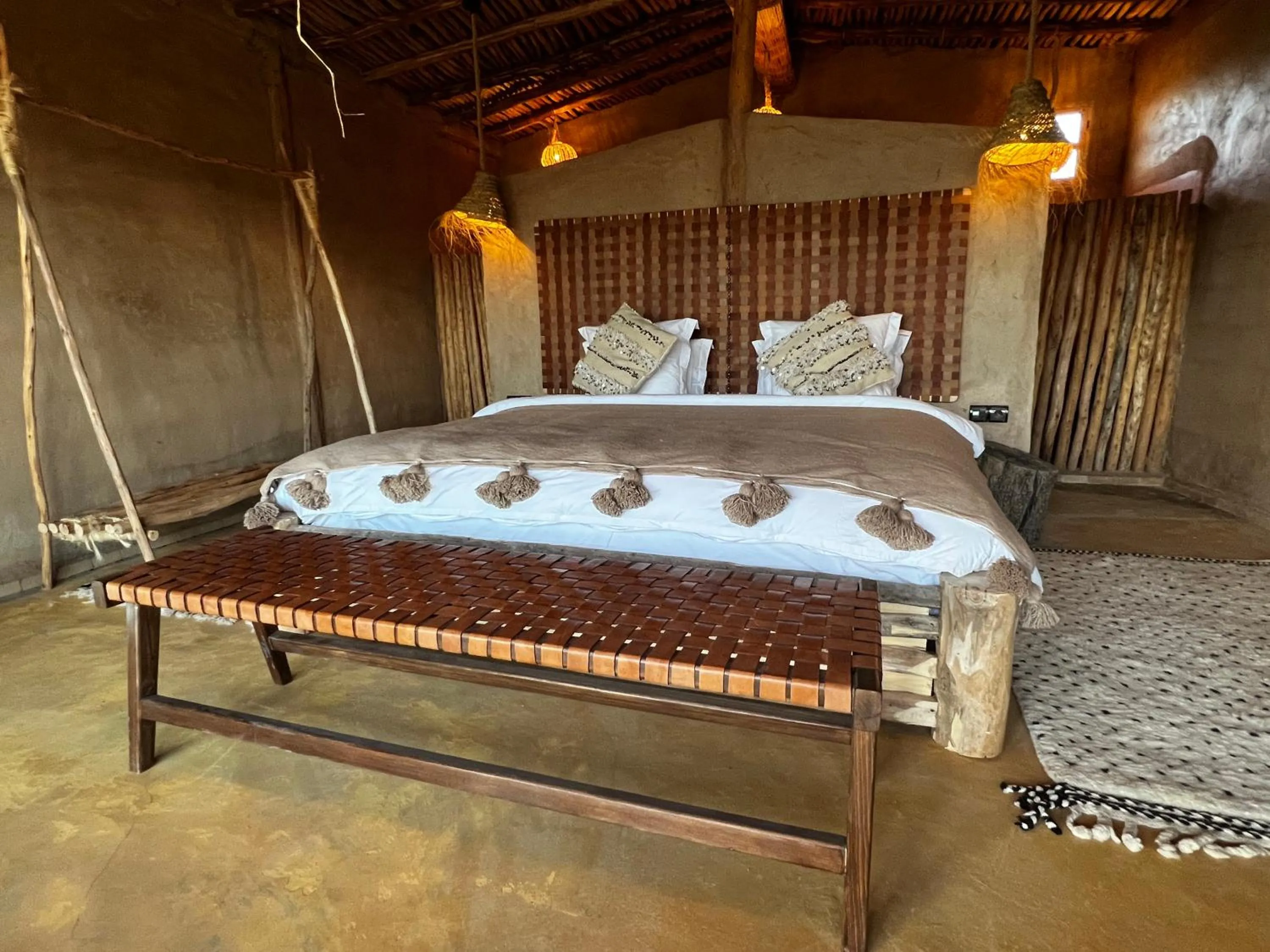 Bed in Alkamar Camp Agafay