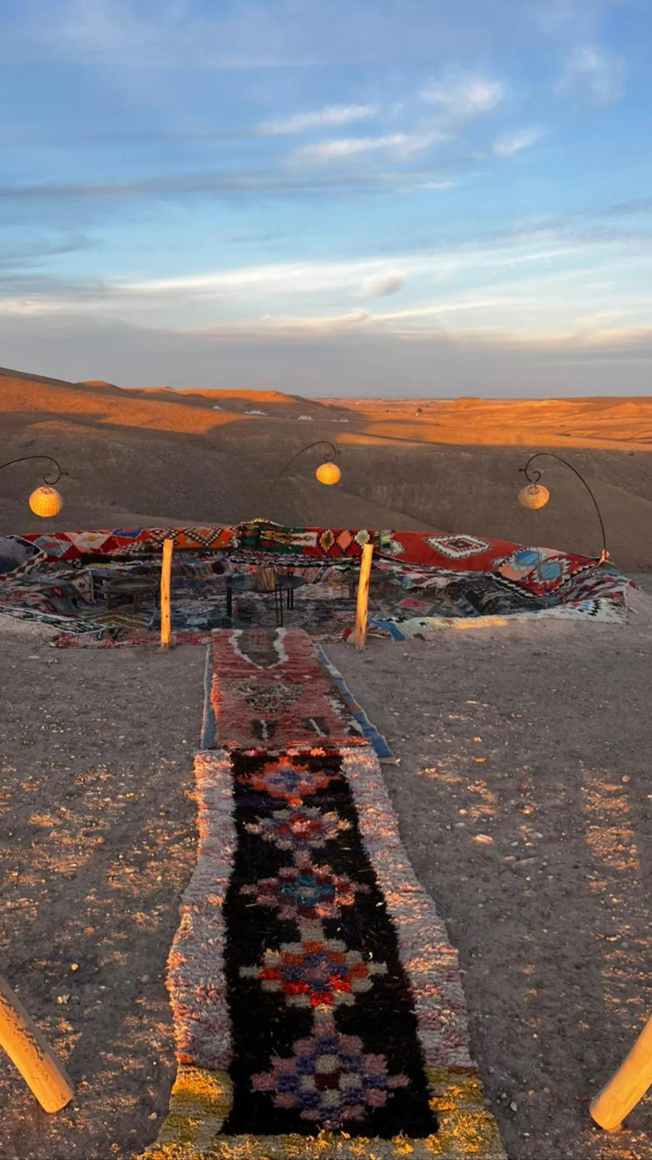 Natural landscape in Alkamar Camp Agafay