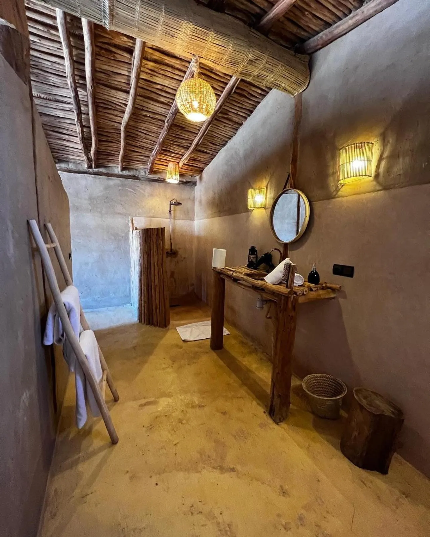 Bathroom in Alkamar Camp Agafay