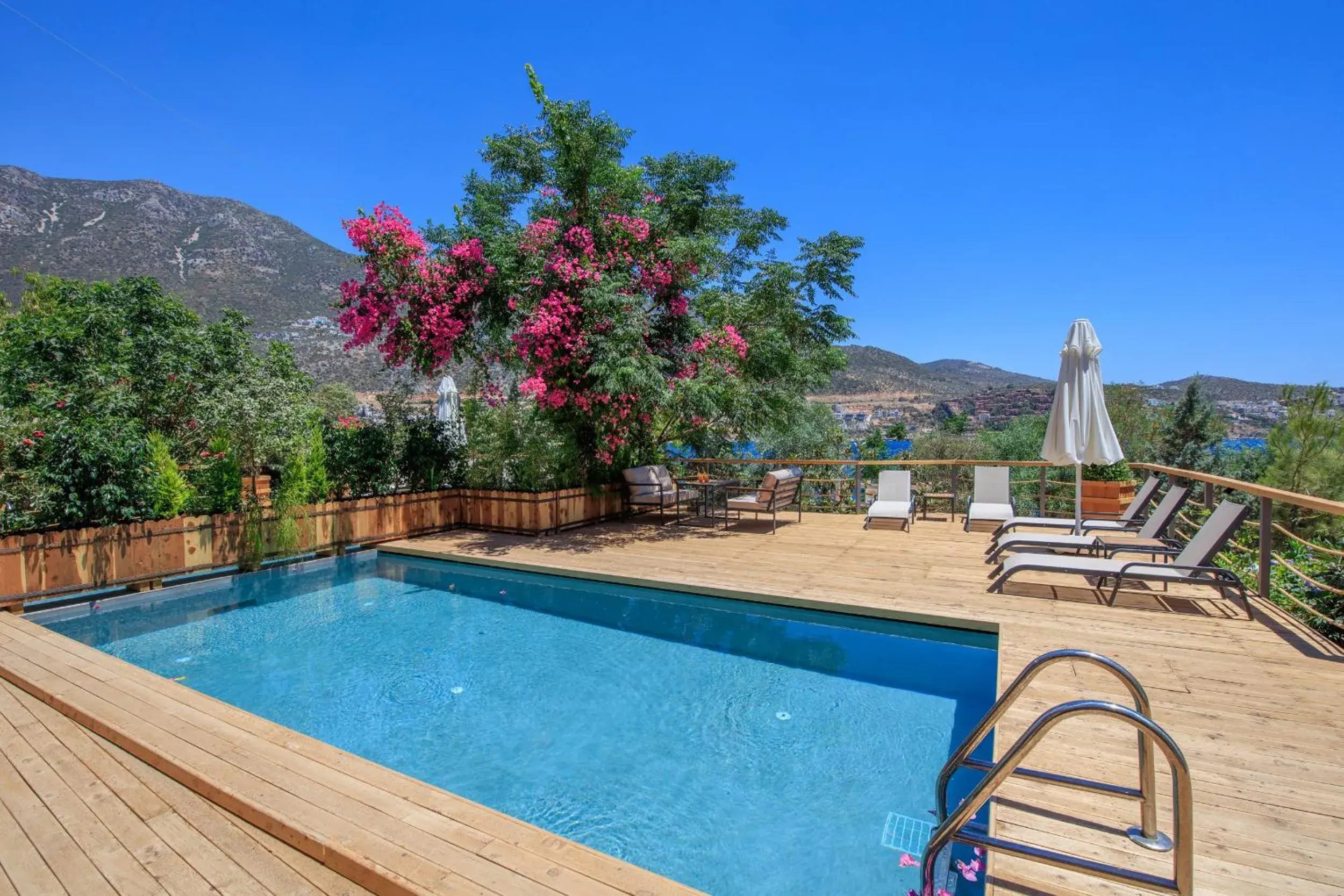 Pool view in Likya Gardens Hotel Pool view in Likya Gardens Hotel