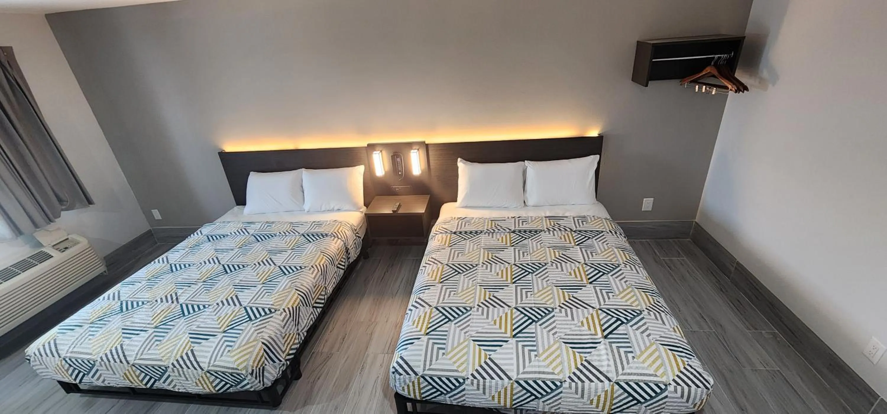 Bed in Motel 6 Aransas Pass TX