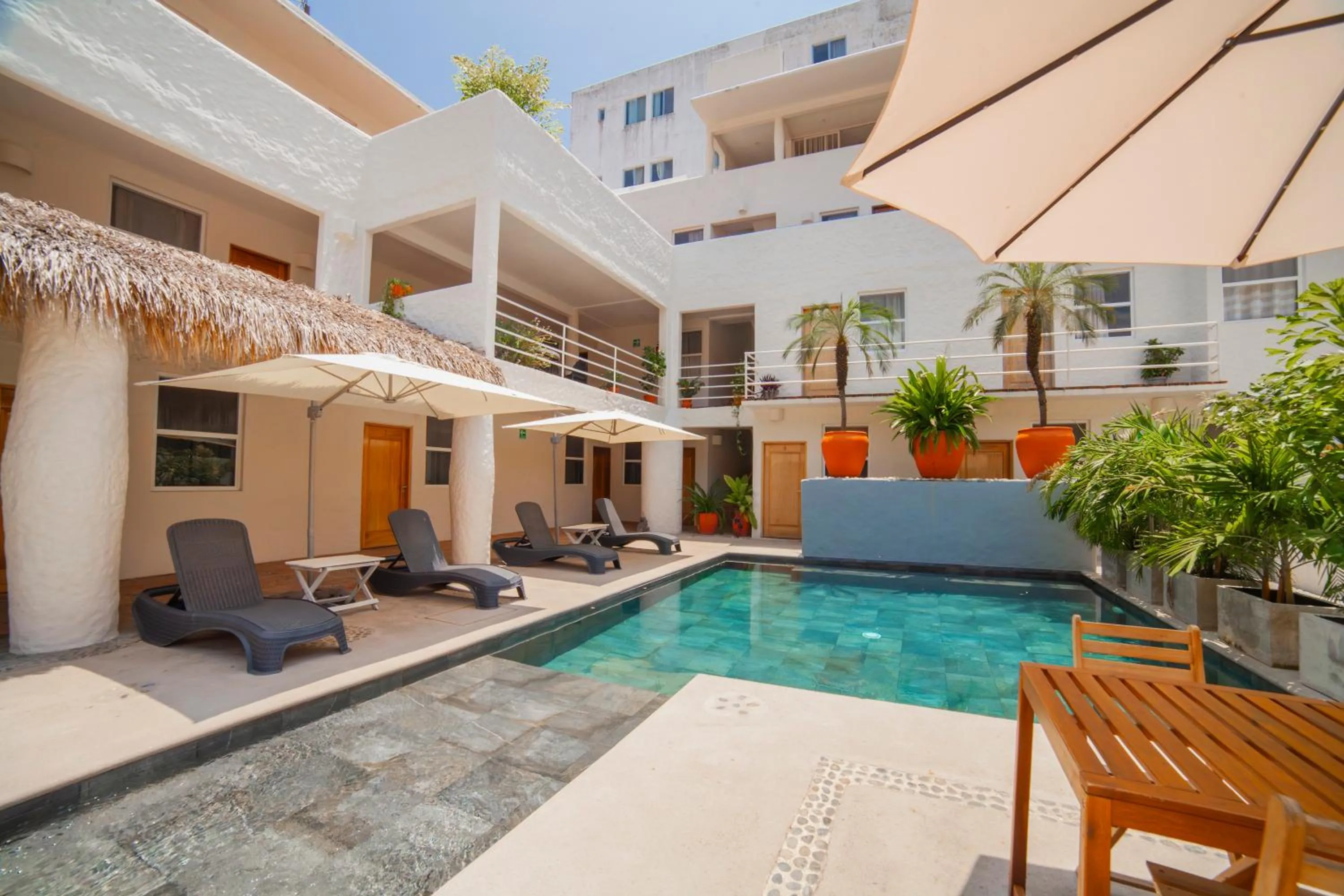 Swimming pool in HOTEL BIULÚ