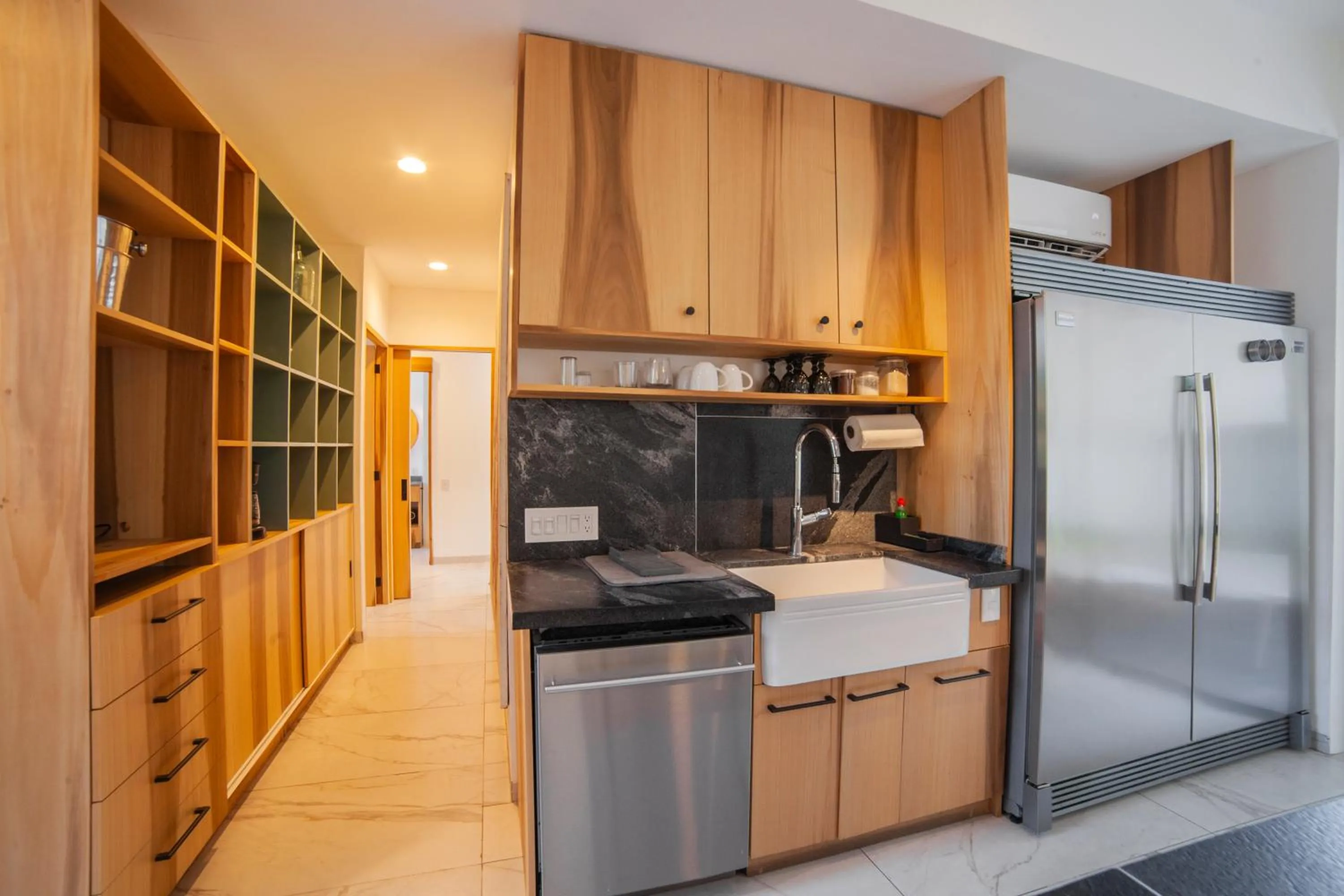 Kitchen or kitchenette in HOTEL BIULÚ