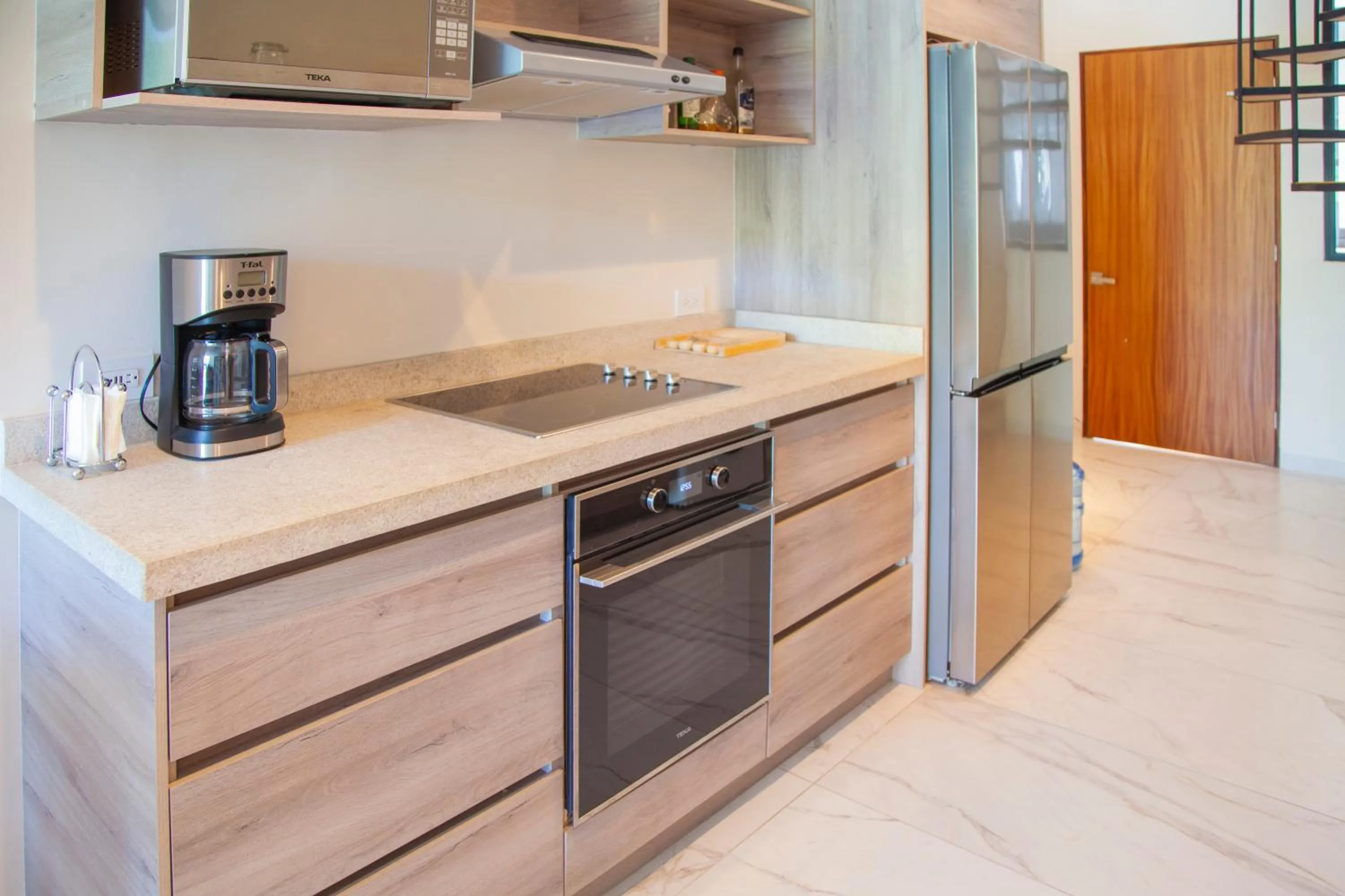 Kitchen or kitchenette in HOTEL BIULÚ