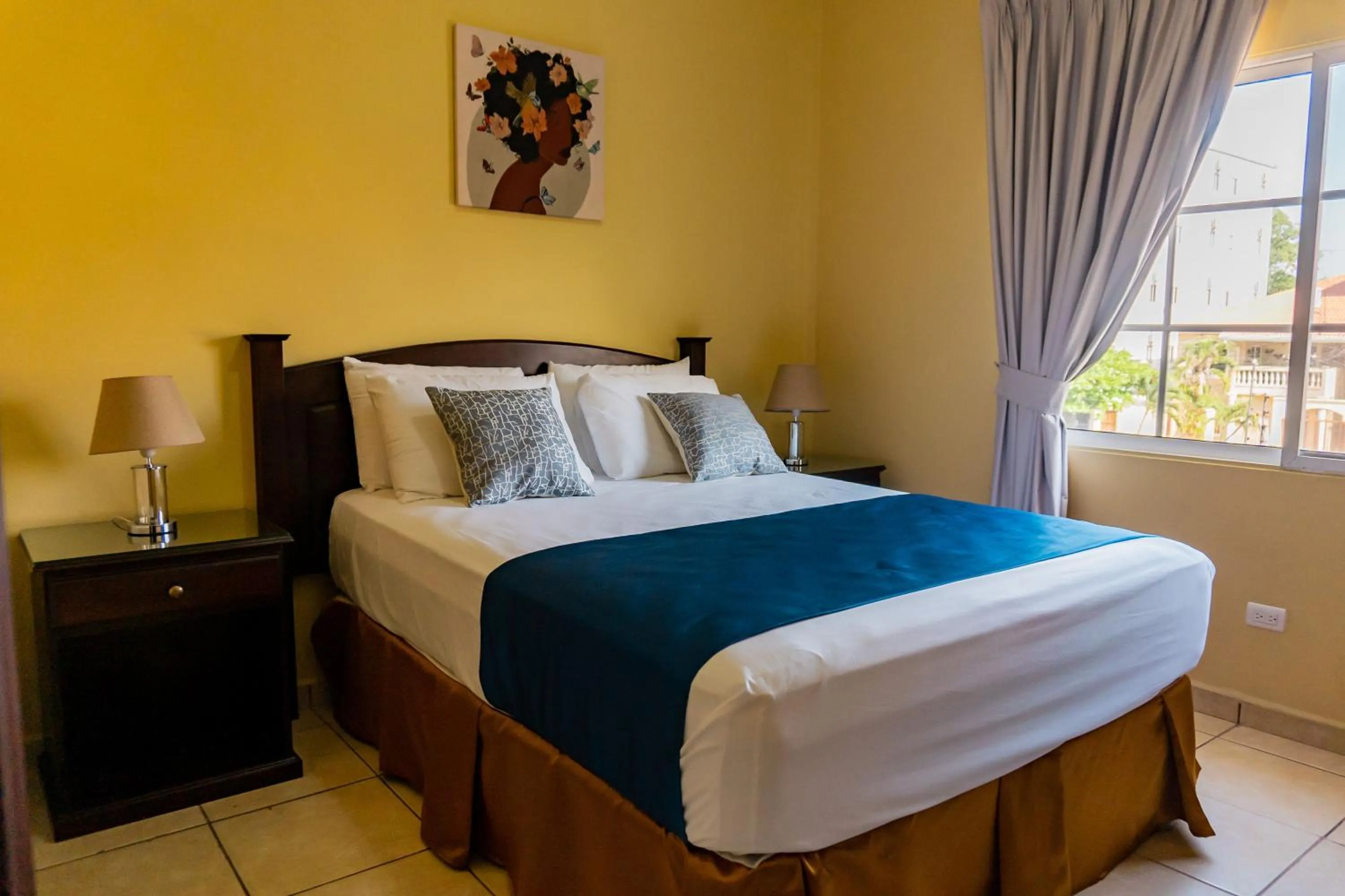 Bed in Art Hotel Boutique