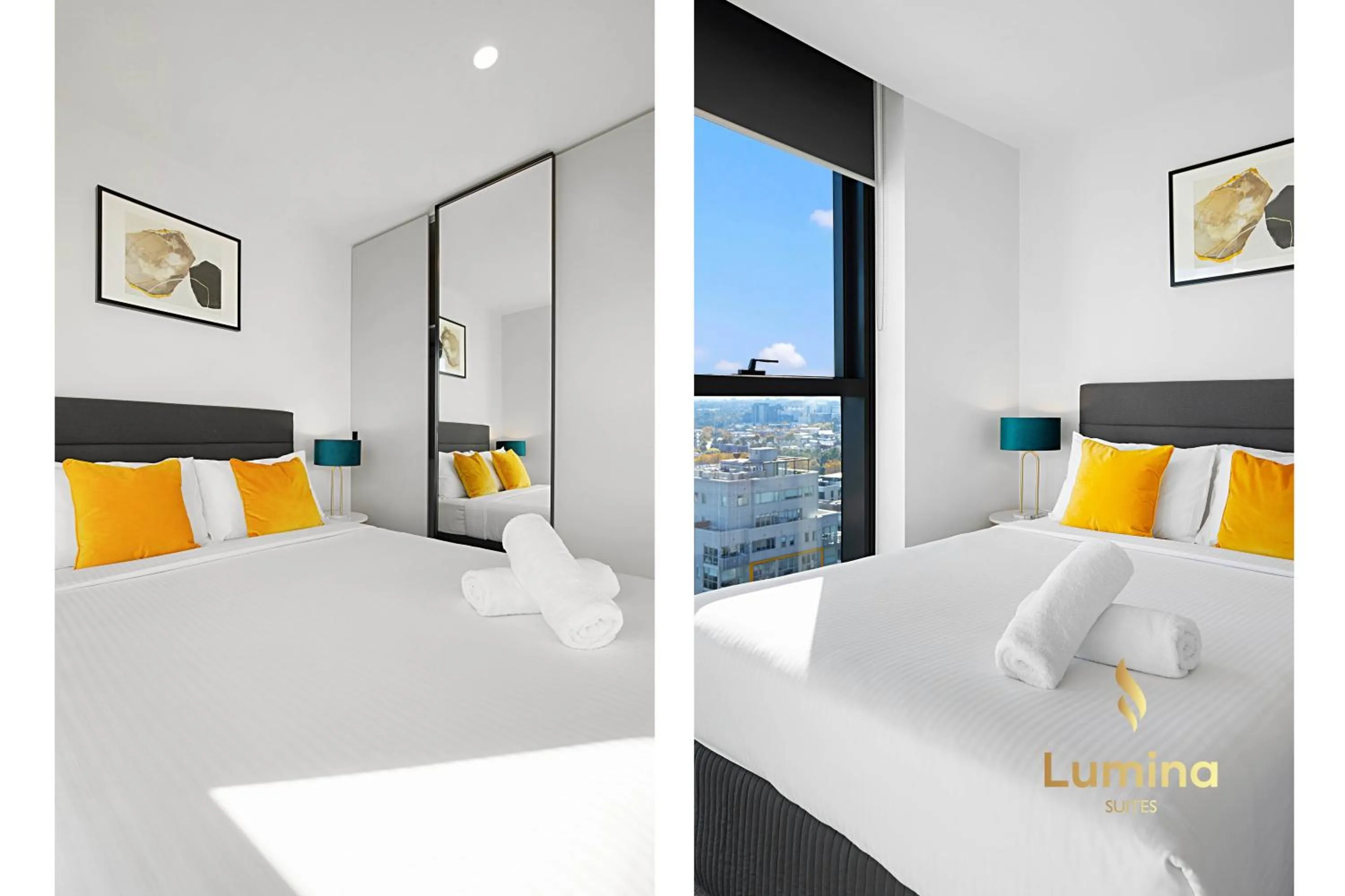 Bedroom, Bed in Lumina Suites