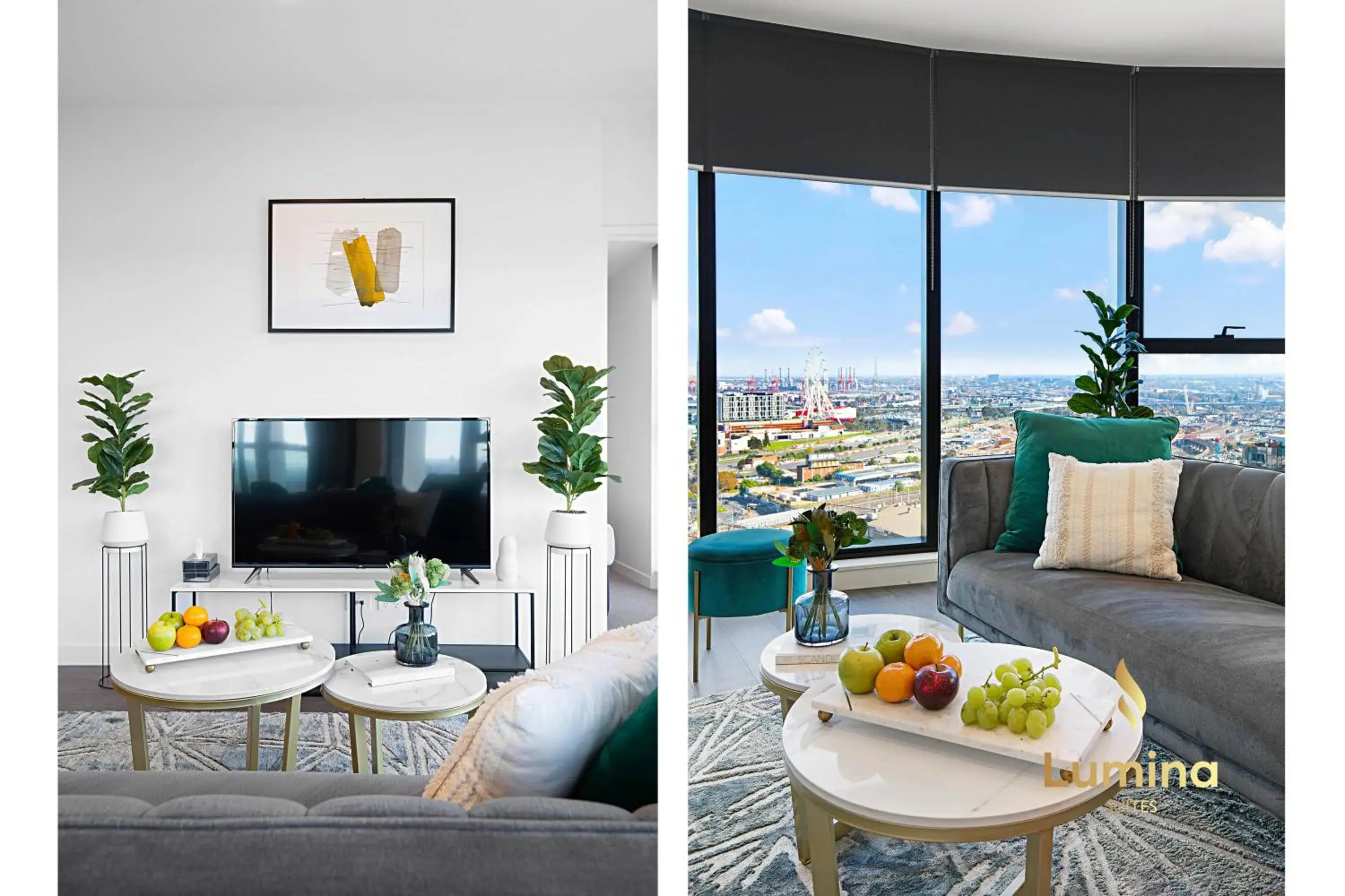 Living room in Lumina Suites Living room in Lumina Suites