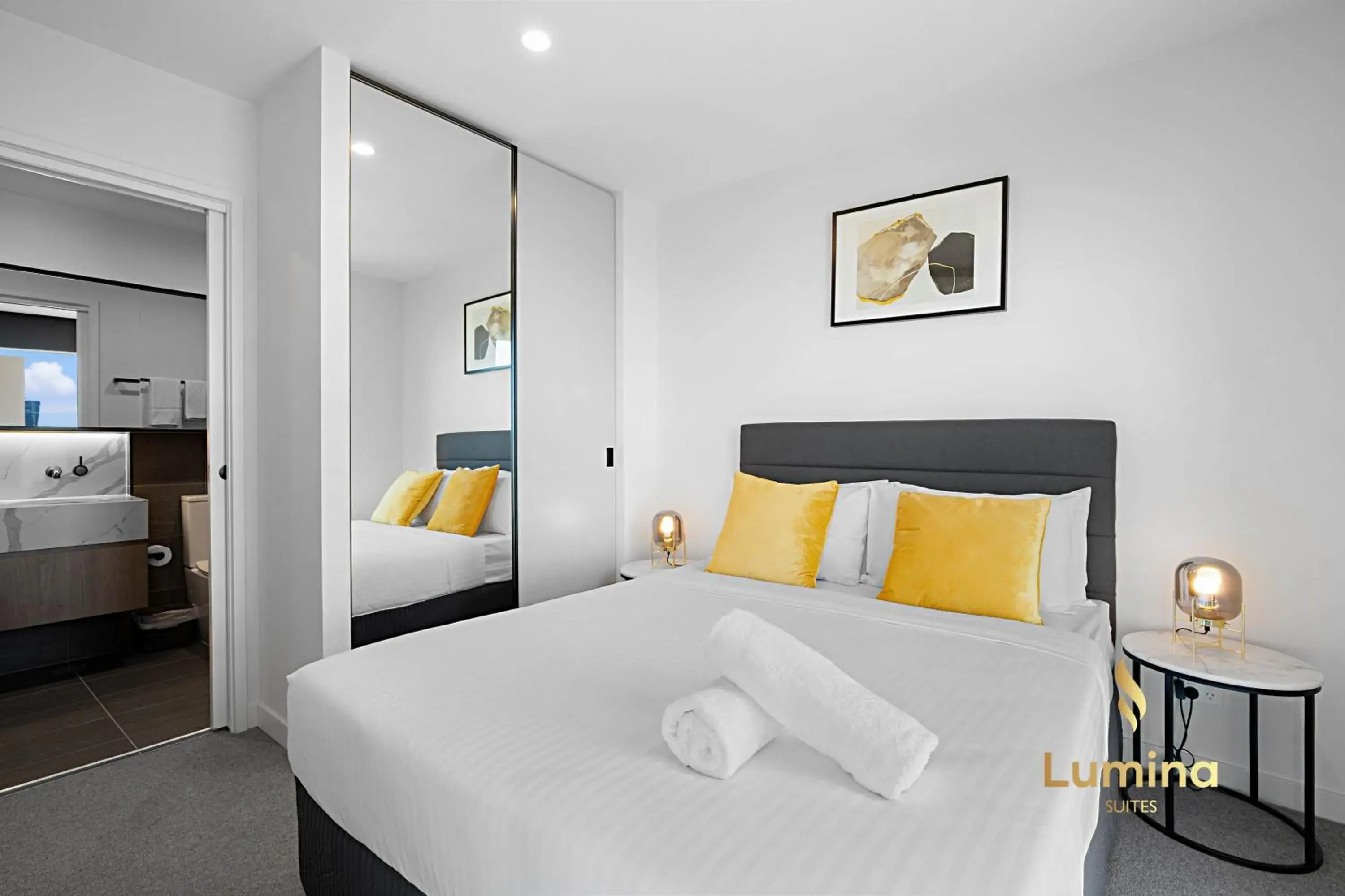 Bed in Lumina Suites Bed in Lumina Suites