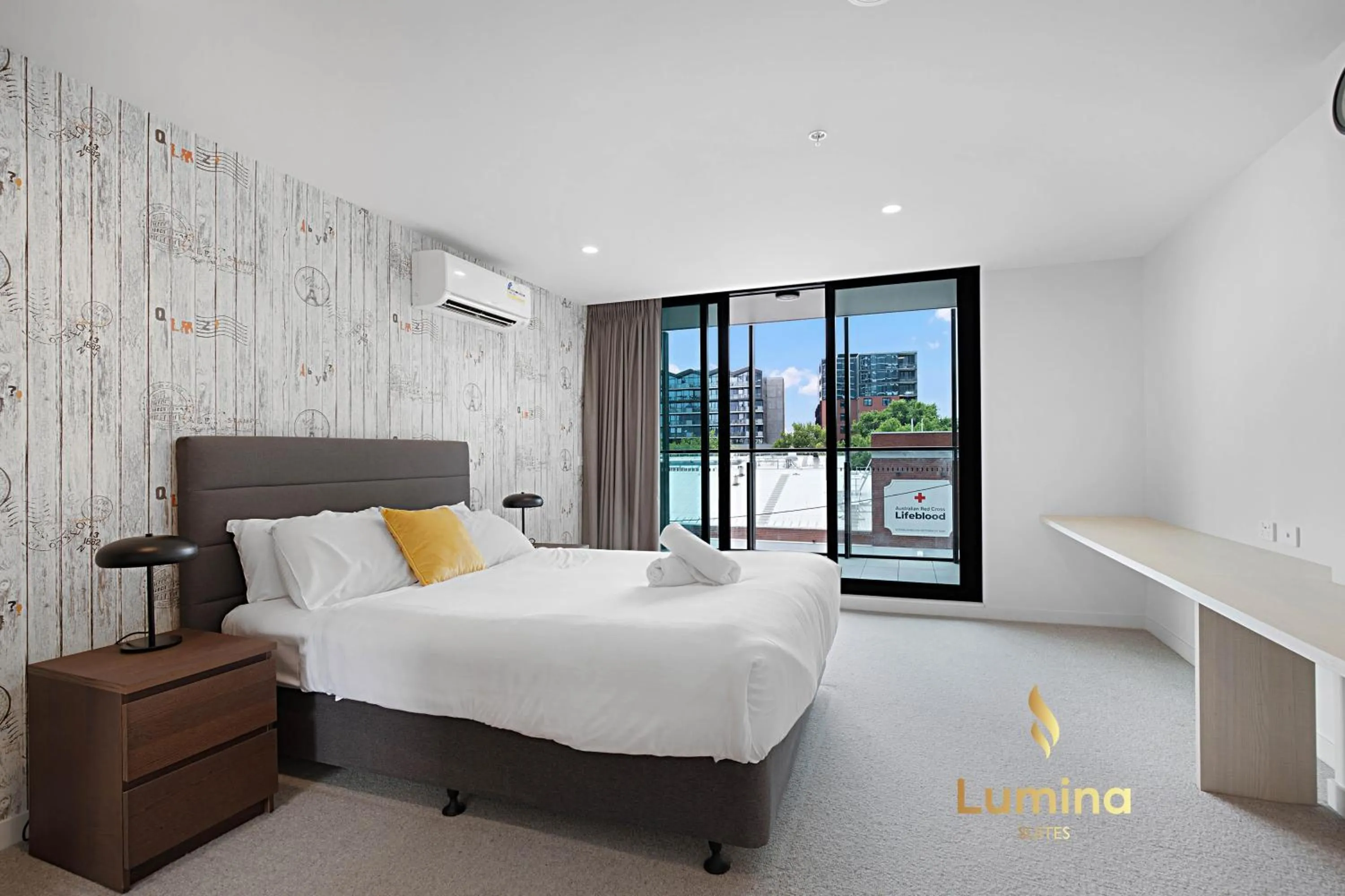 Bedroom, Bed in Lumina Suites