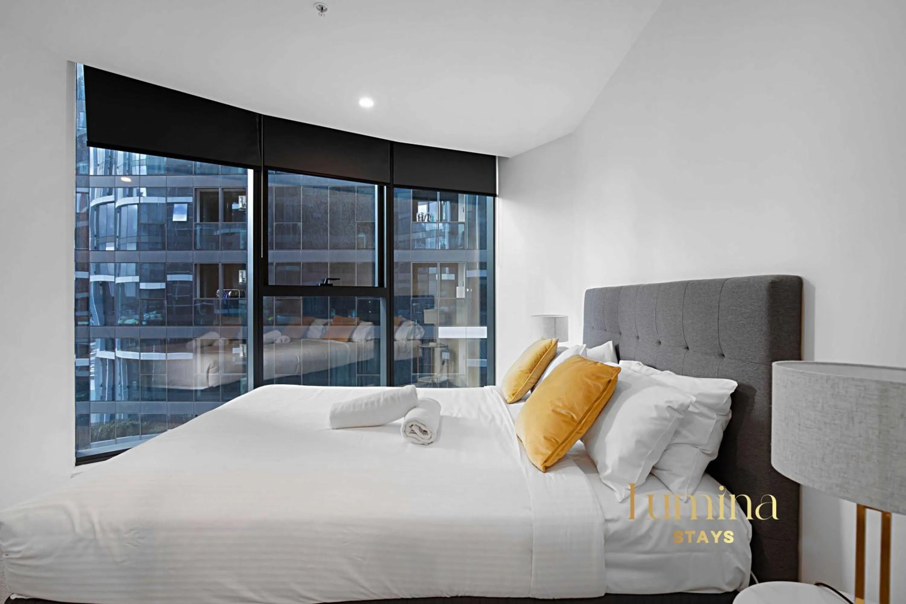 Bedroom, Bed in Lumina Suites