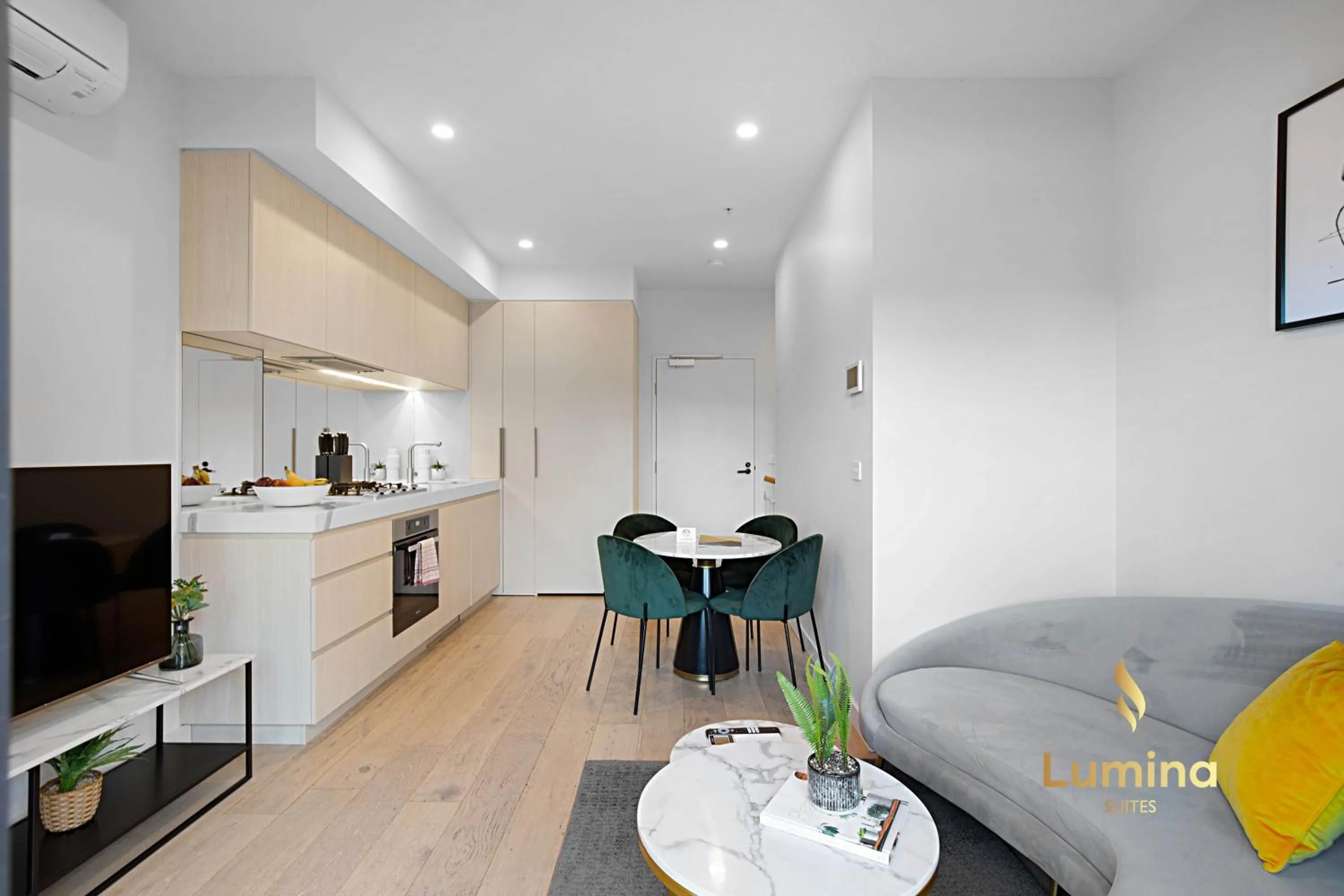 Living room in Lumina Suites