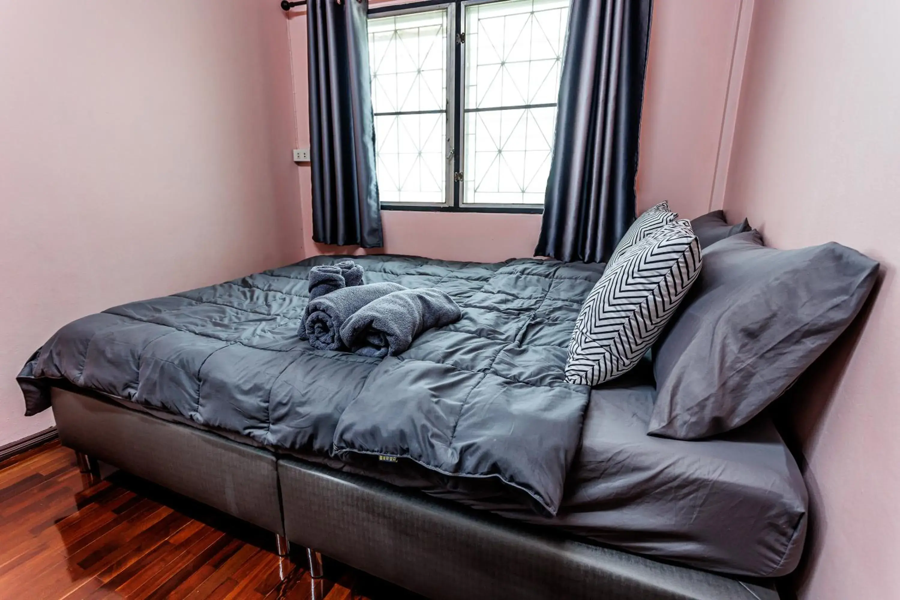 Bed in Baan Mee Suk Ayutthaya Bed in Baan Mee Suk Ayutthaya