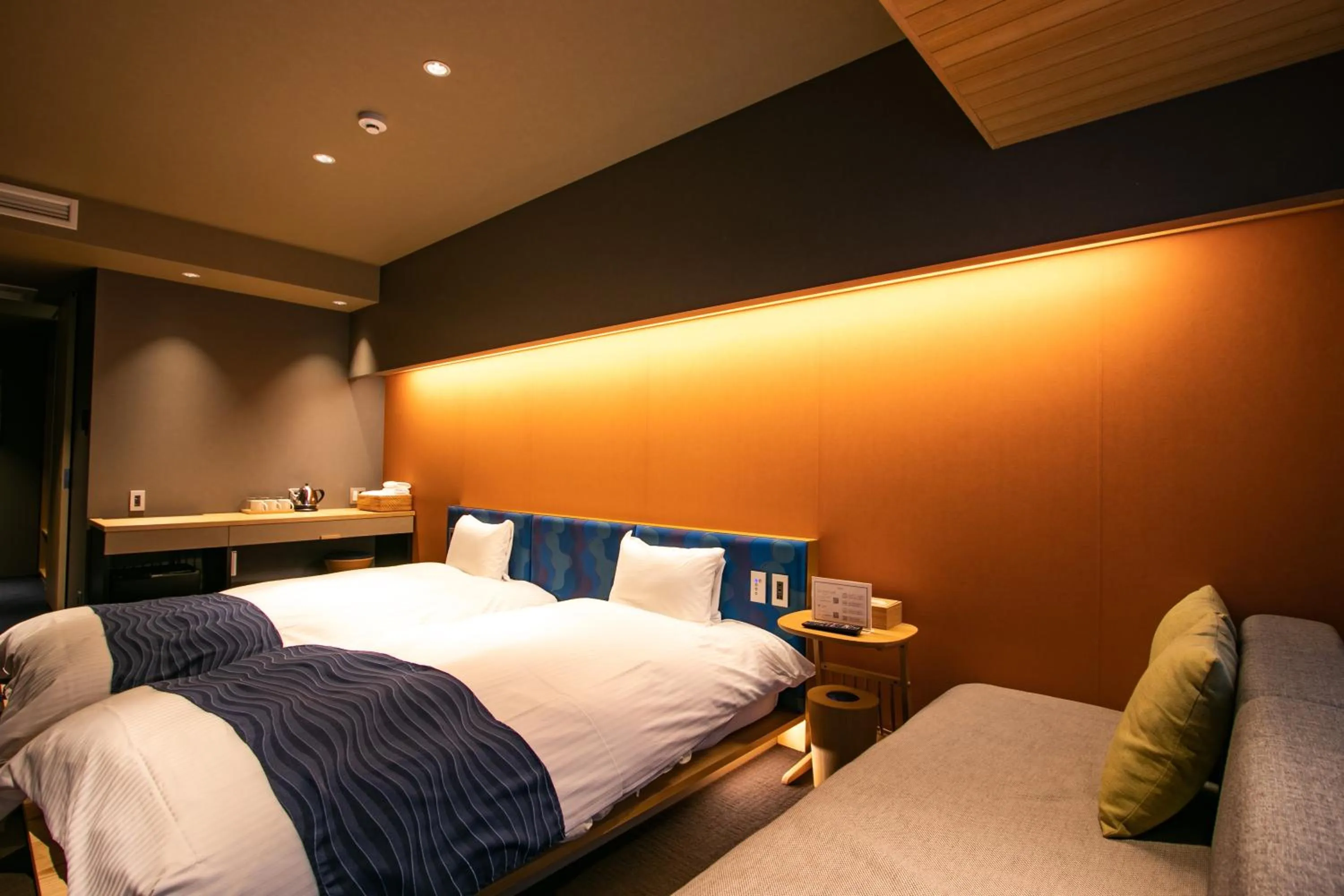 Bed in THE MACHIYA SHINSEN-EN