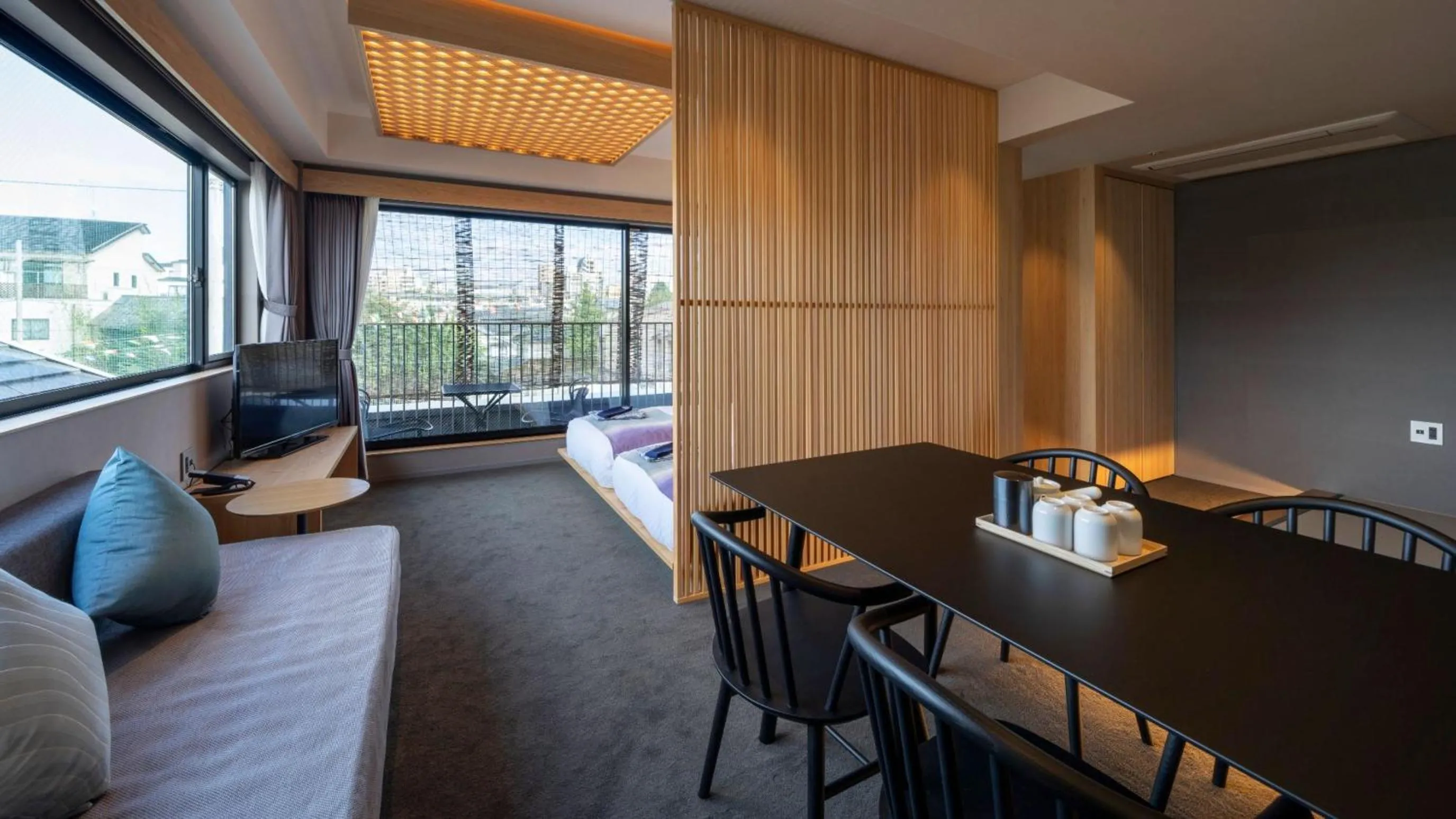 Bedroom in THE MACHIYA SHINSEN-EN