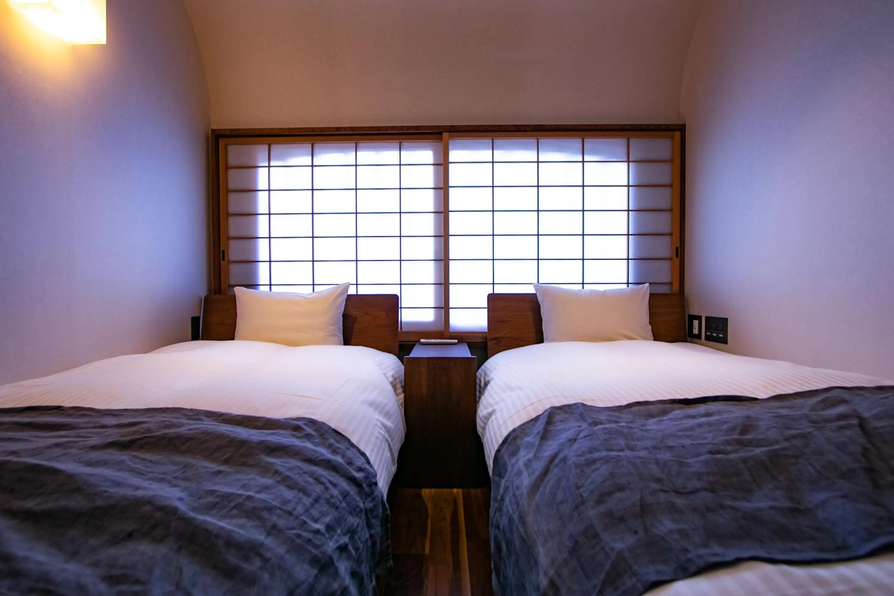 Bed in THE MACHIYA SHINSEN-EN