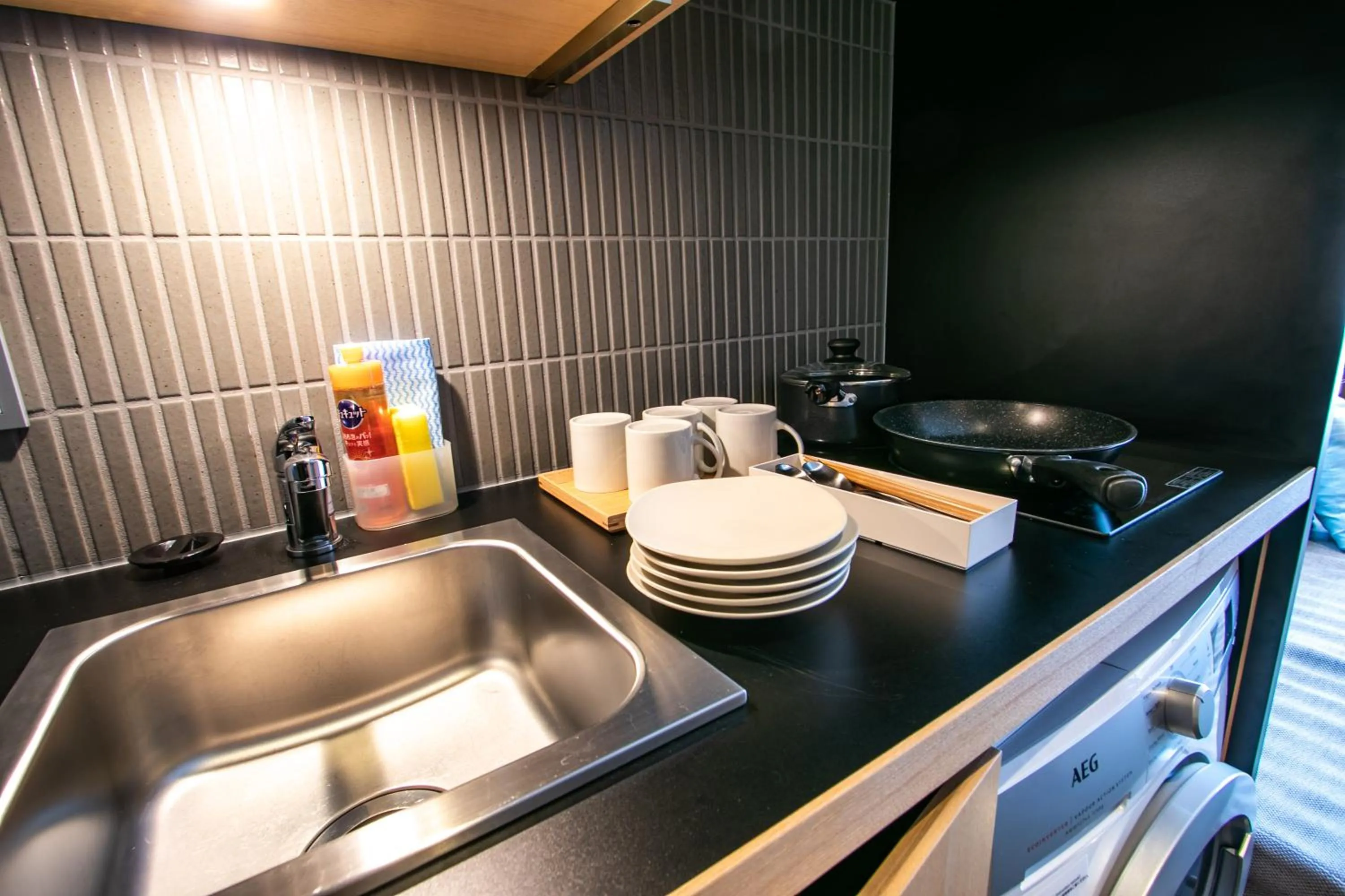 Kitchen or kitchenette, Kitchen/Kitchenette in THE MACHIYA SHINSEN-EN