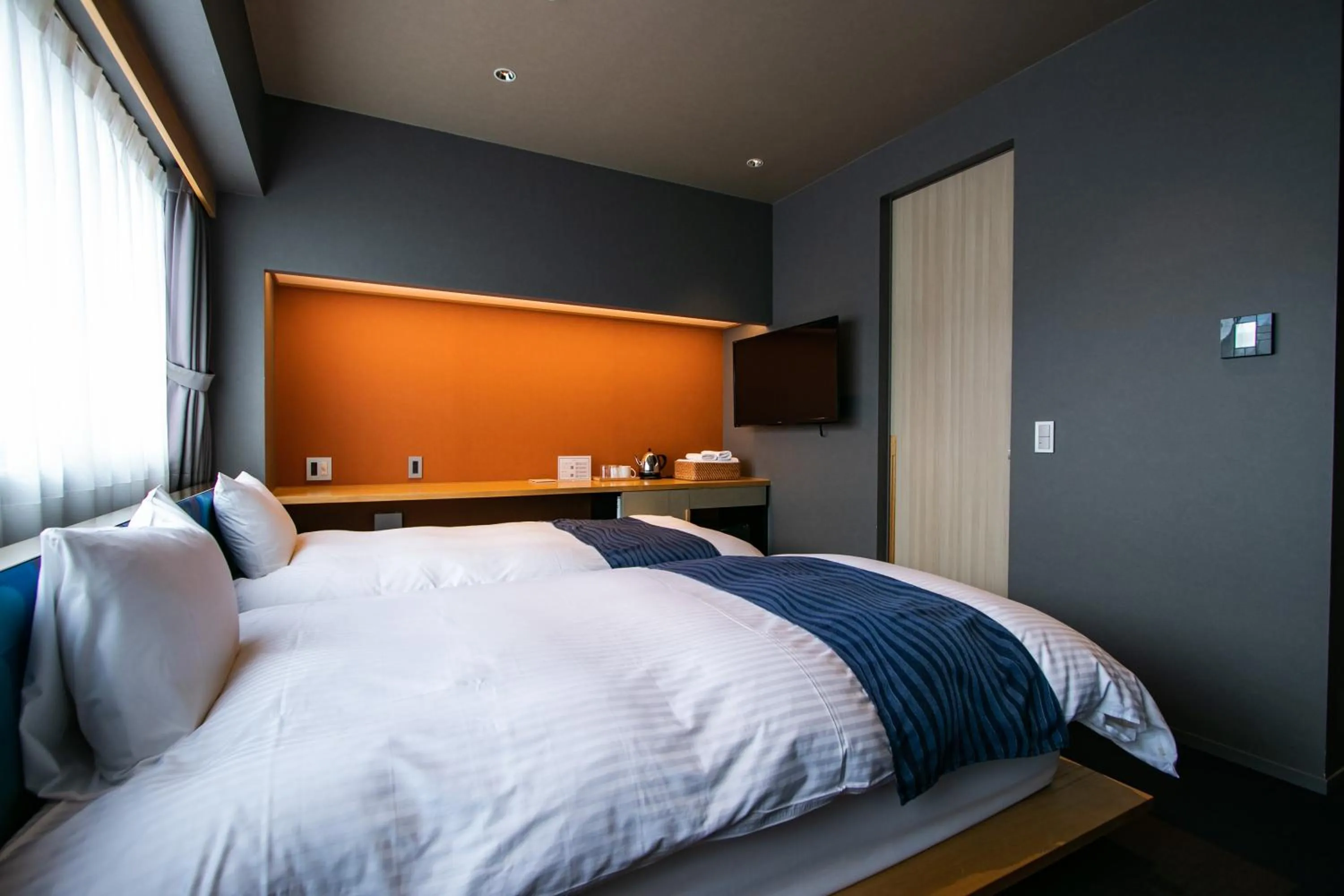 Bed in THE MACHIYA SHINSEN-EN