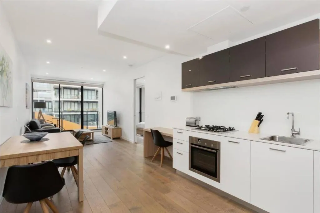 Dining area in Sandy Hill apartment, Sandringham