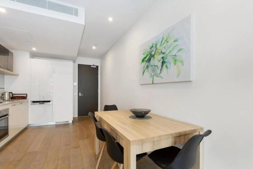 Dining area in Sandy Hill apartment, Sandringham
