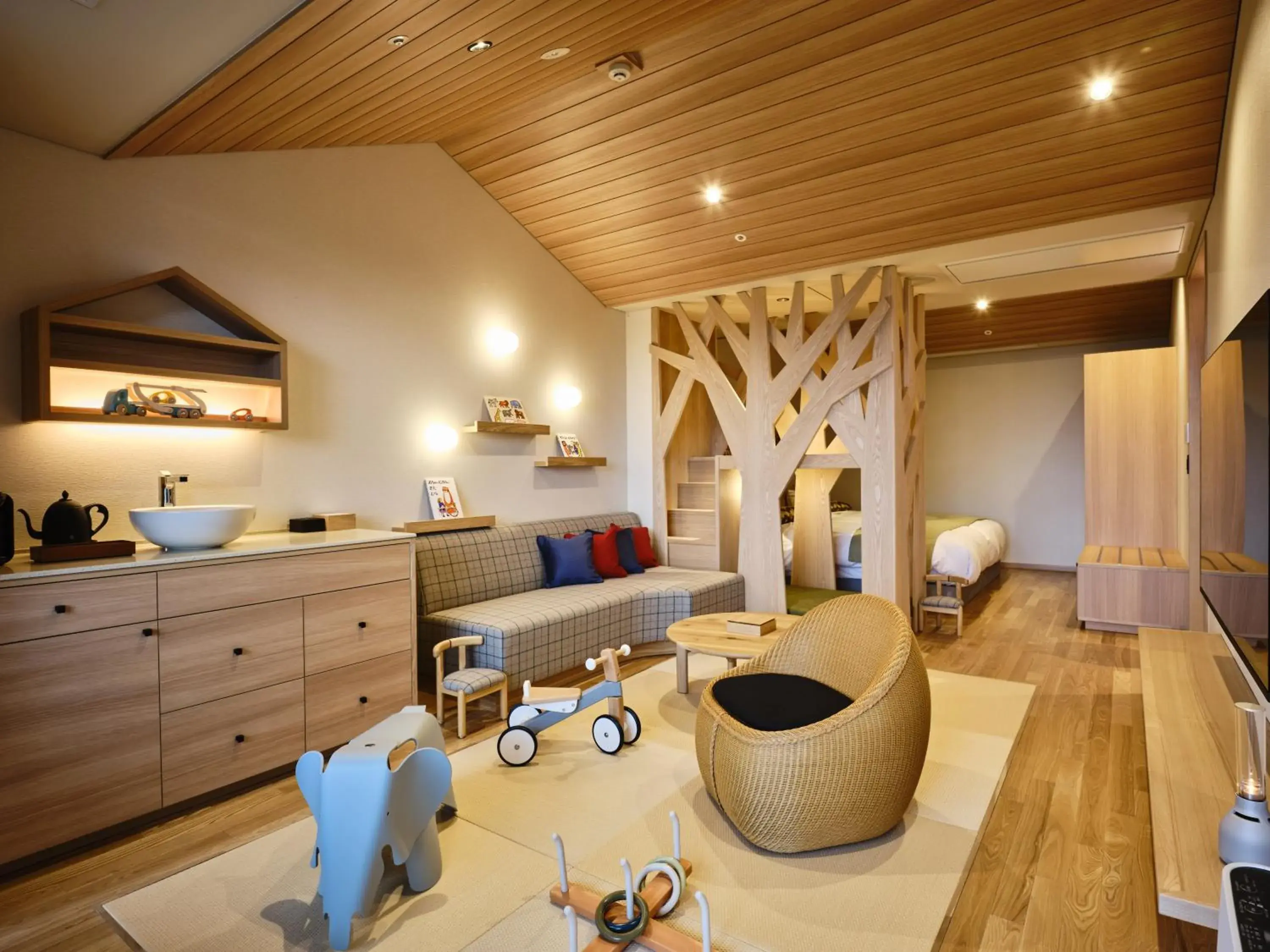 Family Room with Tatami Area & Onsen Open Air Bath-Lake View-East Wing - Non-Smoking- Premium French Dinner & Buffet Breakfast in Lake Toya Tsuruga Resort HIKARINOUTA Family Room with Tatami Area & Onsen Open Air Bath-Lake View-East Wing - Non-Smoking- Premium French Dinner & Buffet Breakfast in Lake Toya Tsuruga Resort HIKARINOUTA