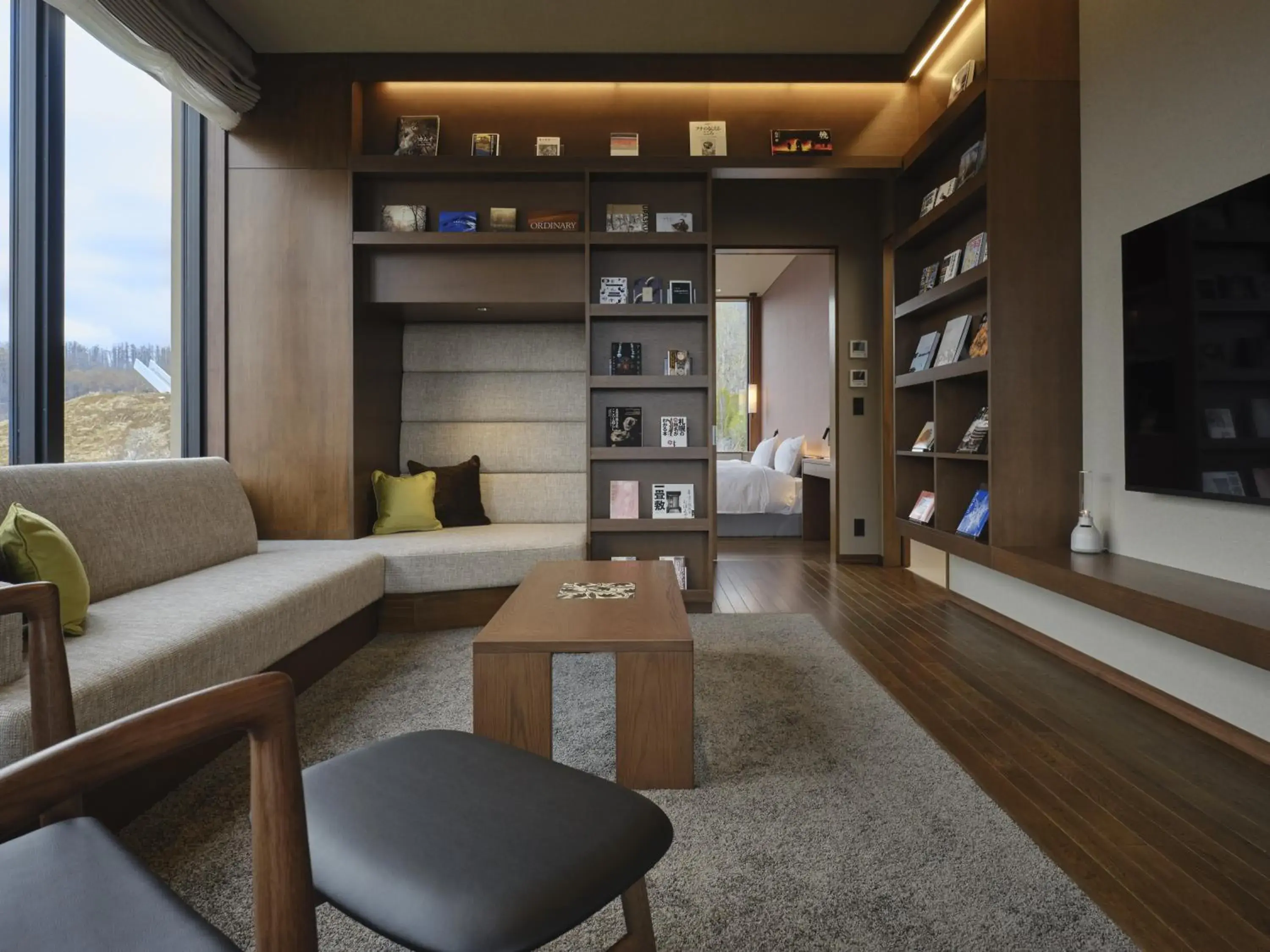 Design Deluxe Twin Room with Onsen Open Air Bath-Lake View-East Wing - Non-Smoking - Premium French Dinner & Buffet Breakfast in Lake Toya Tsuruga Resort HIKARINOUTA Design Deluxe Twin Room with Onsen Open Air Bath-Lake View-East Wing - Non-Smoking - Premium French Dinner & Buffet Breakfast in Lake Toya Tsuruga Resort HIKARINOUTA