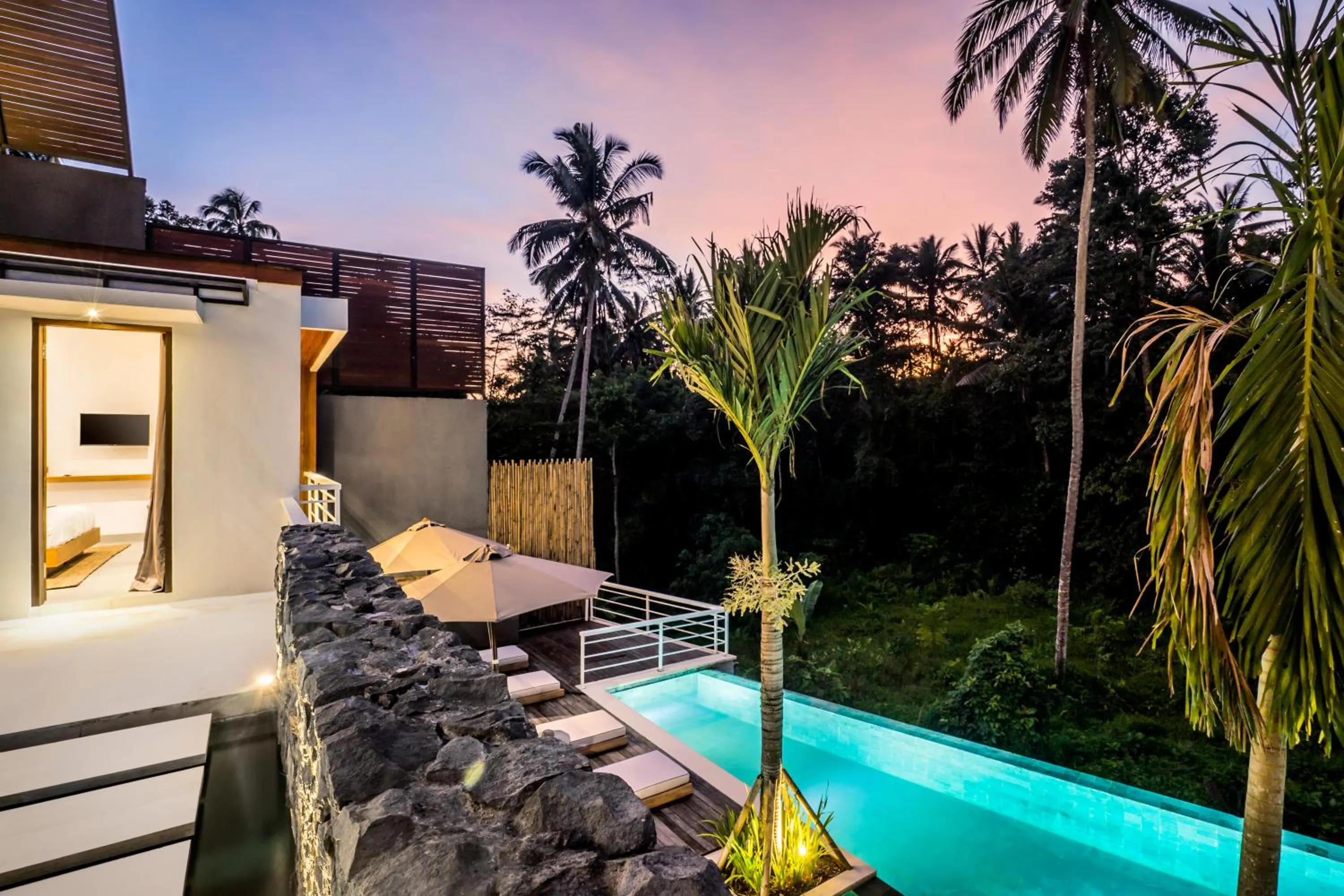 Natural landscape in Villa Mugiwara by BaliSuperHost