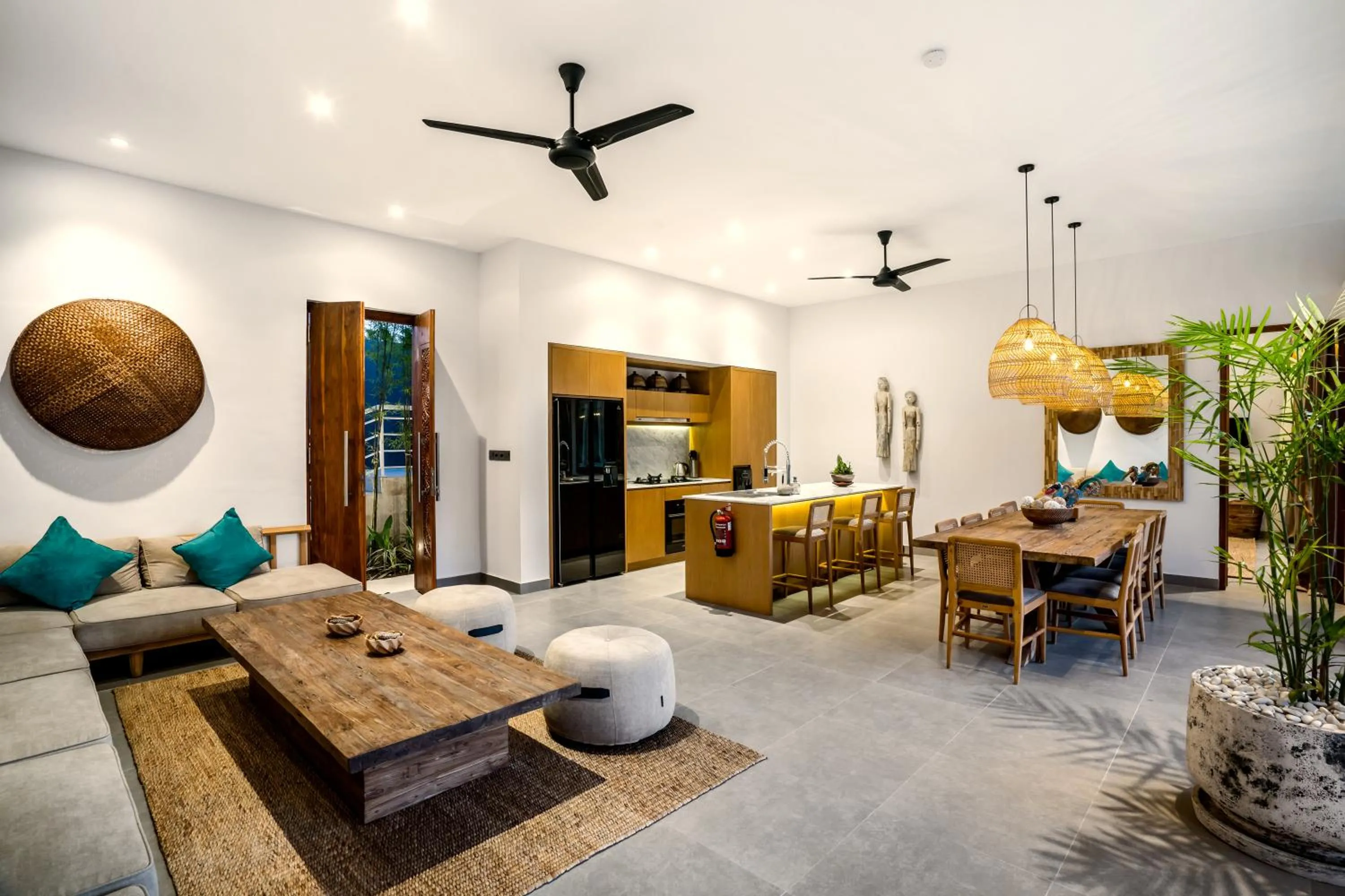 Kitchen or kitchenette in Villa Mugiwara by BaliSuperHost