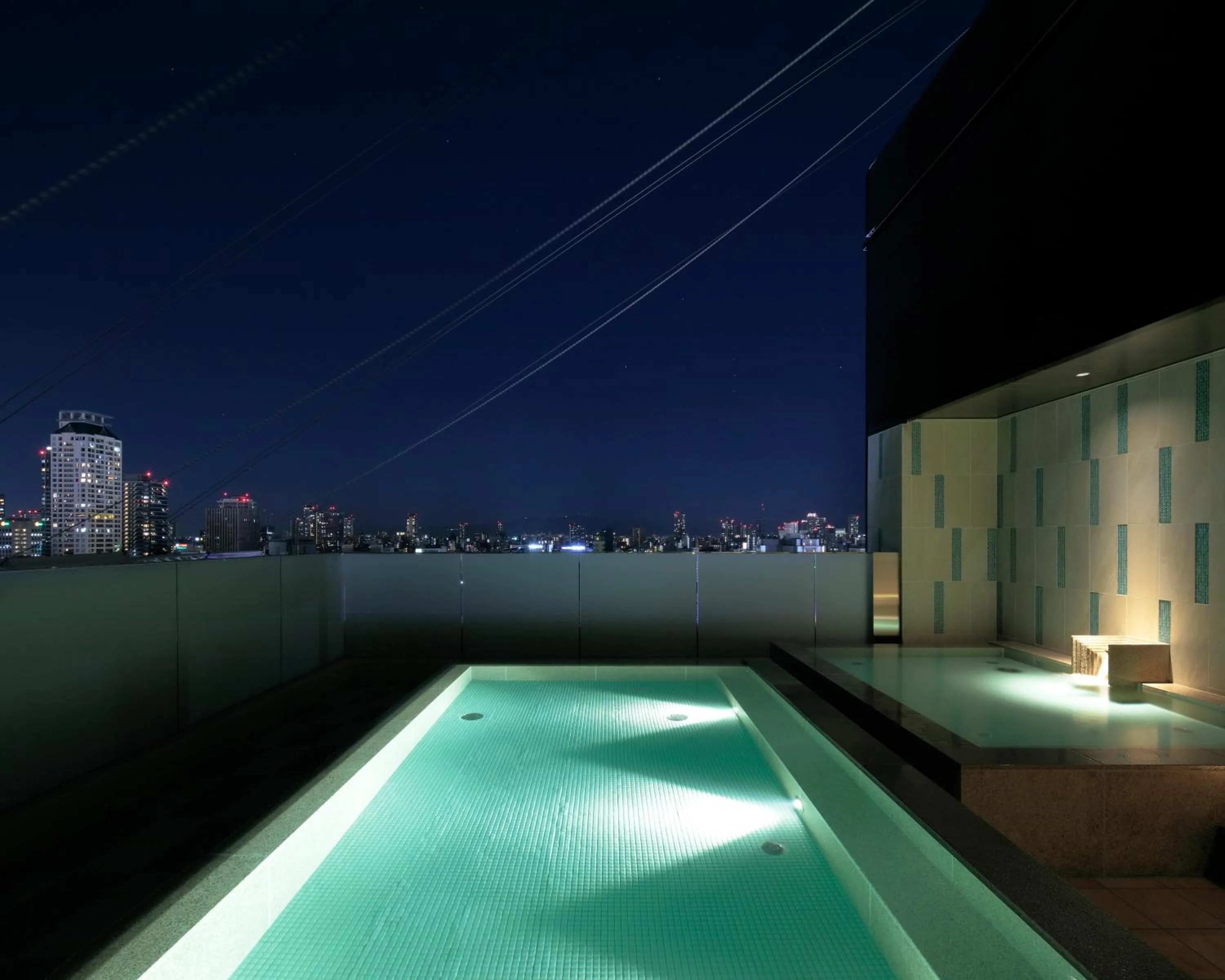 Open Air Bath in Candeo Hotels Osaka Shinsaibashi