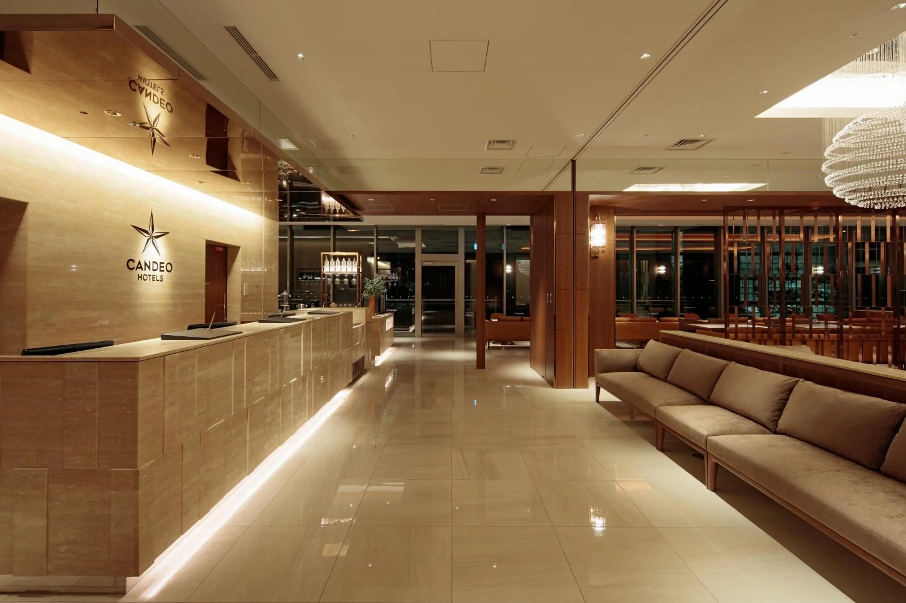 Lobby or reception in Candeo Hotels Osaka Shinsaibashi