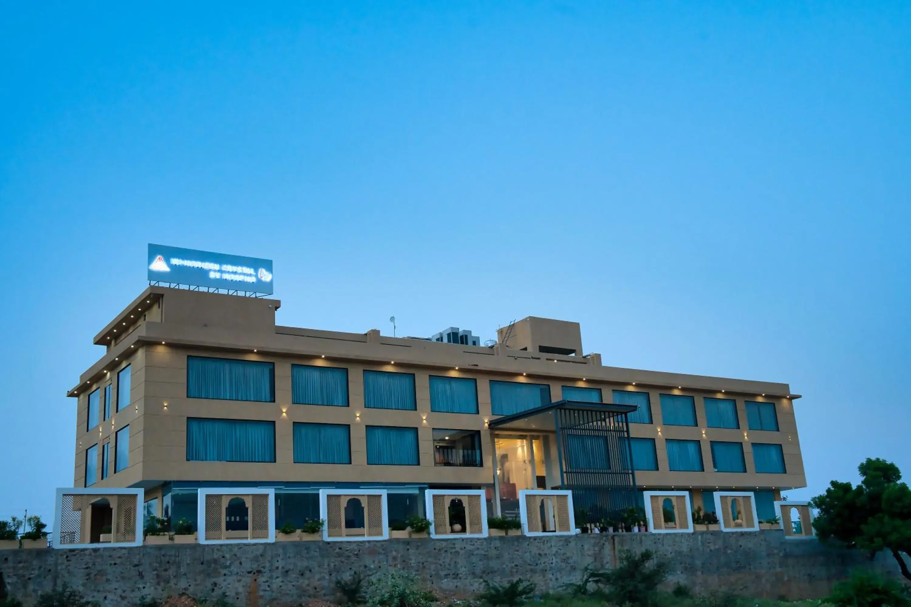 Facade/entrance in Sterling Pushkar Facade/entrance in Sterling Pushkar