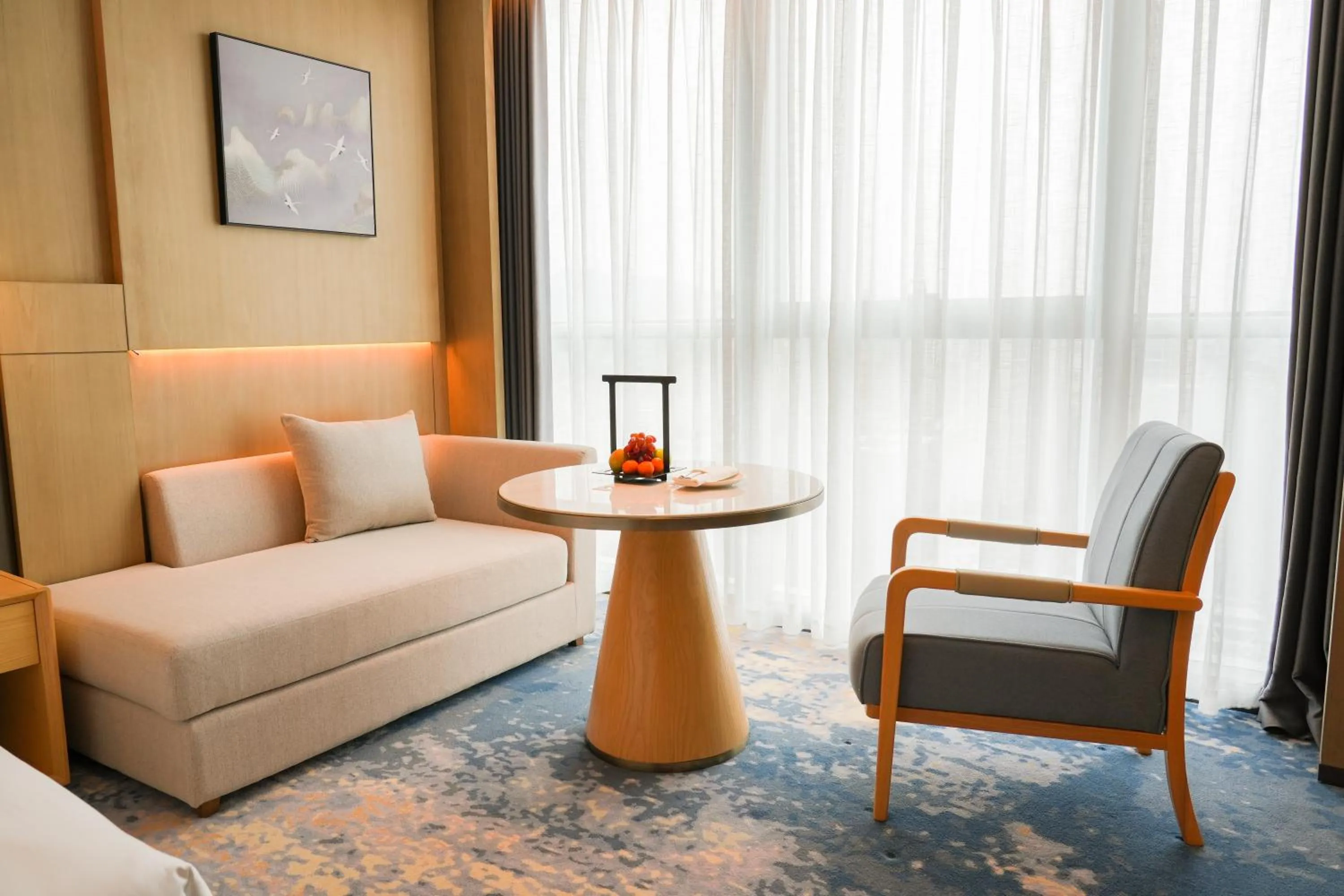 Seating area in Wyndham Guangzhou Baiyun Mountain