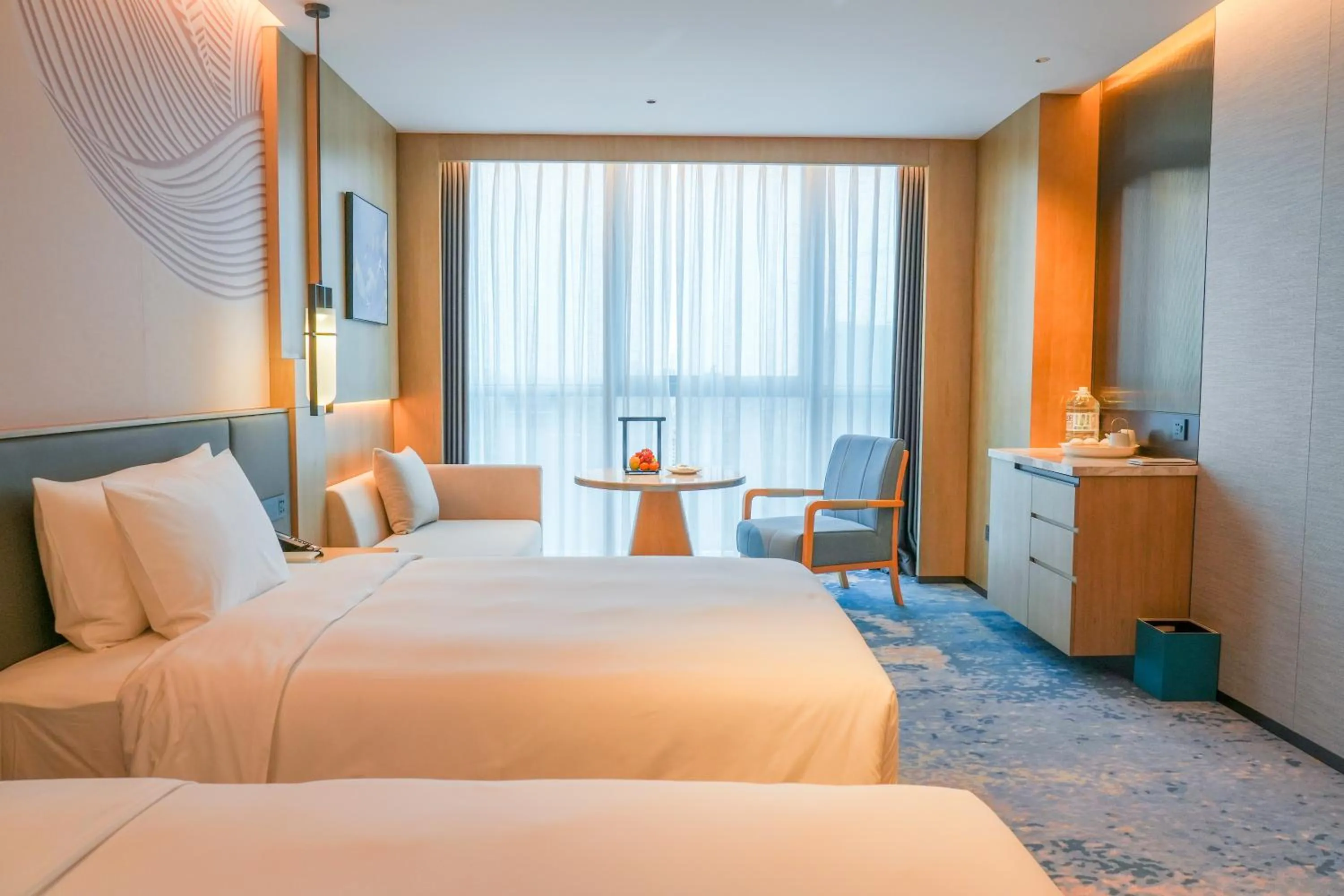 Bedroom, Bed in Wyndham Guangzhou Baiyun Mountain