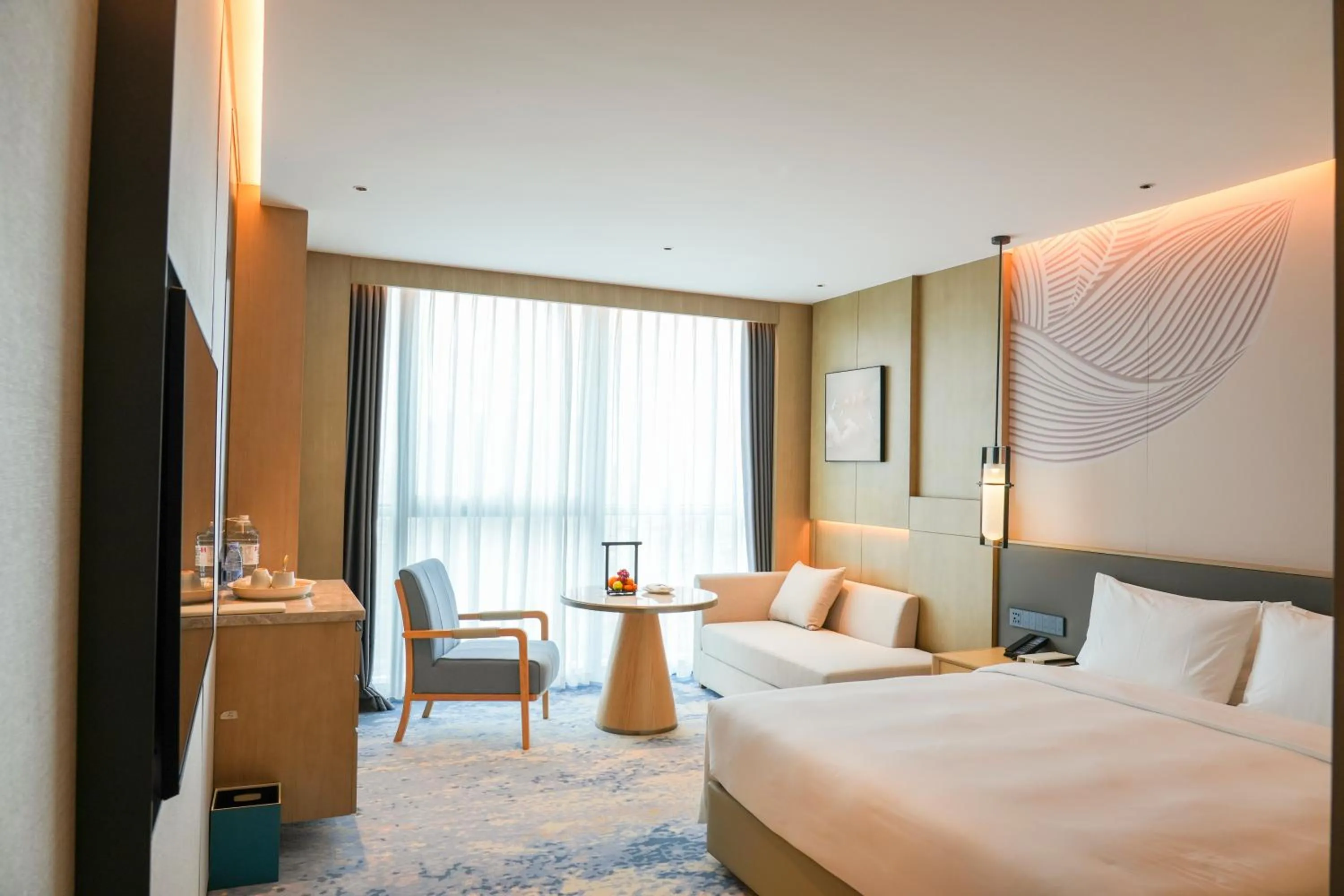 Bedroom, Bed in Wyndham Guangzhou Baiyun Mountain