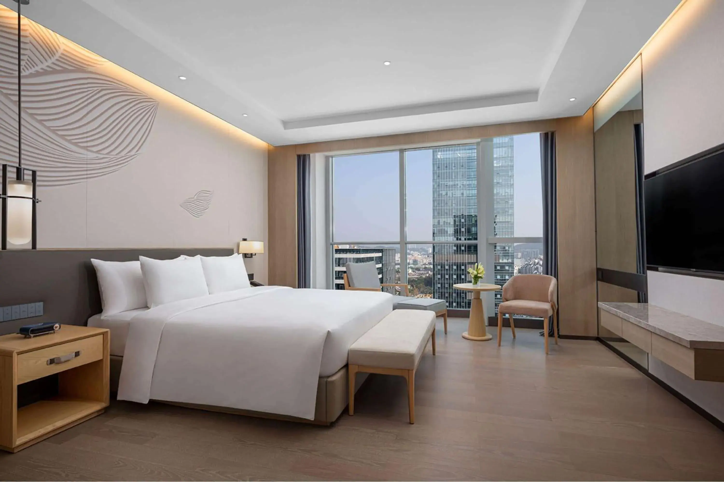 Photo of the whole room, Bed in Wyndham Guangzhou Baiyun Mountain Photo of the whole room, Bed in Wyndham Guangzhou Baiyun Mountain
