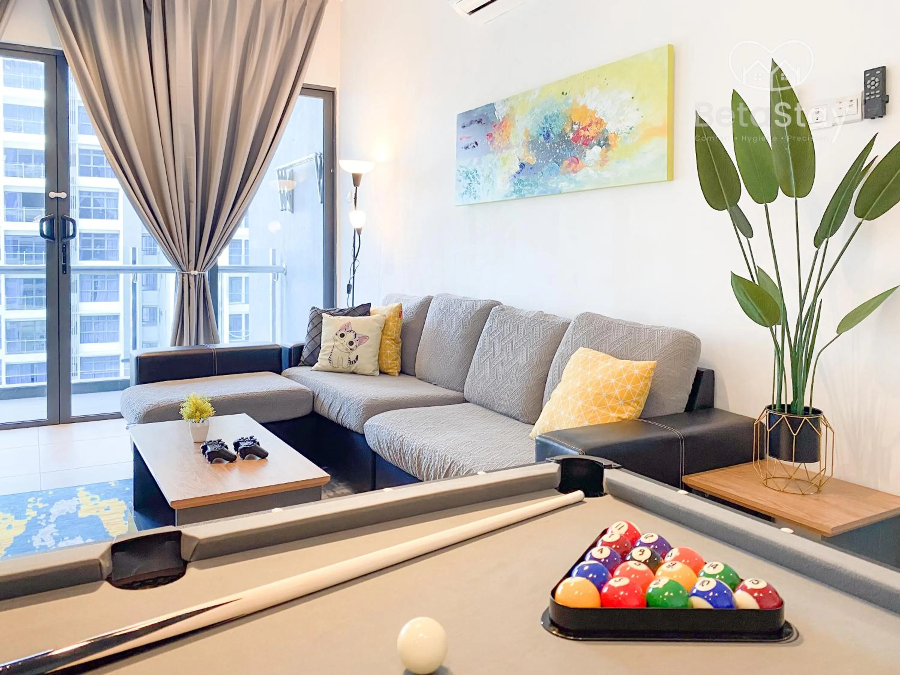 Living room in Atlantis Residences Melaka by BetaStay