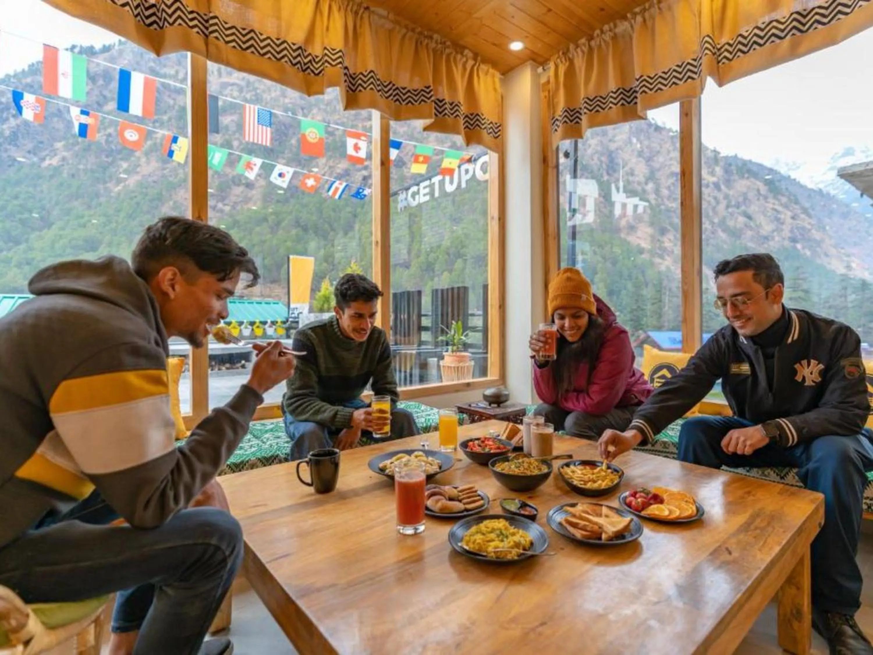 Restaurant/places to eat in The Hosteller Kasol, Parvati Valley