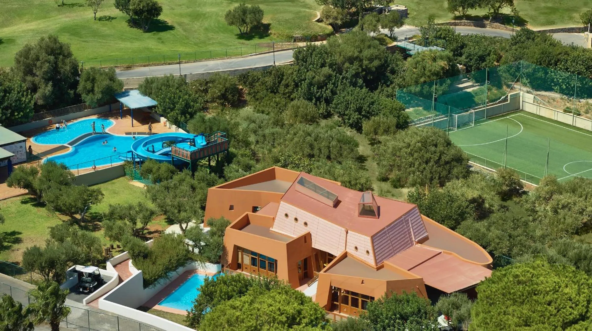 Children play ground in Porto Elounda Golf & Spa Resort, Six Senses Spa