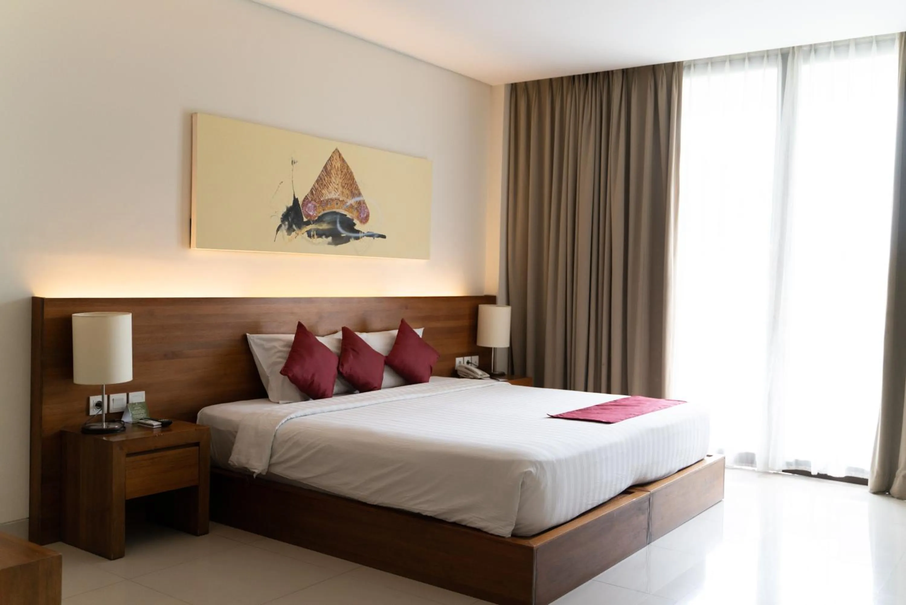 Bed in Duaraloka Sanur