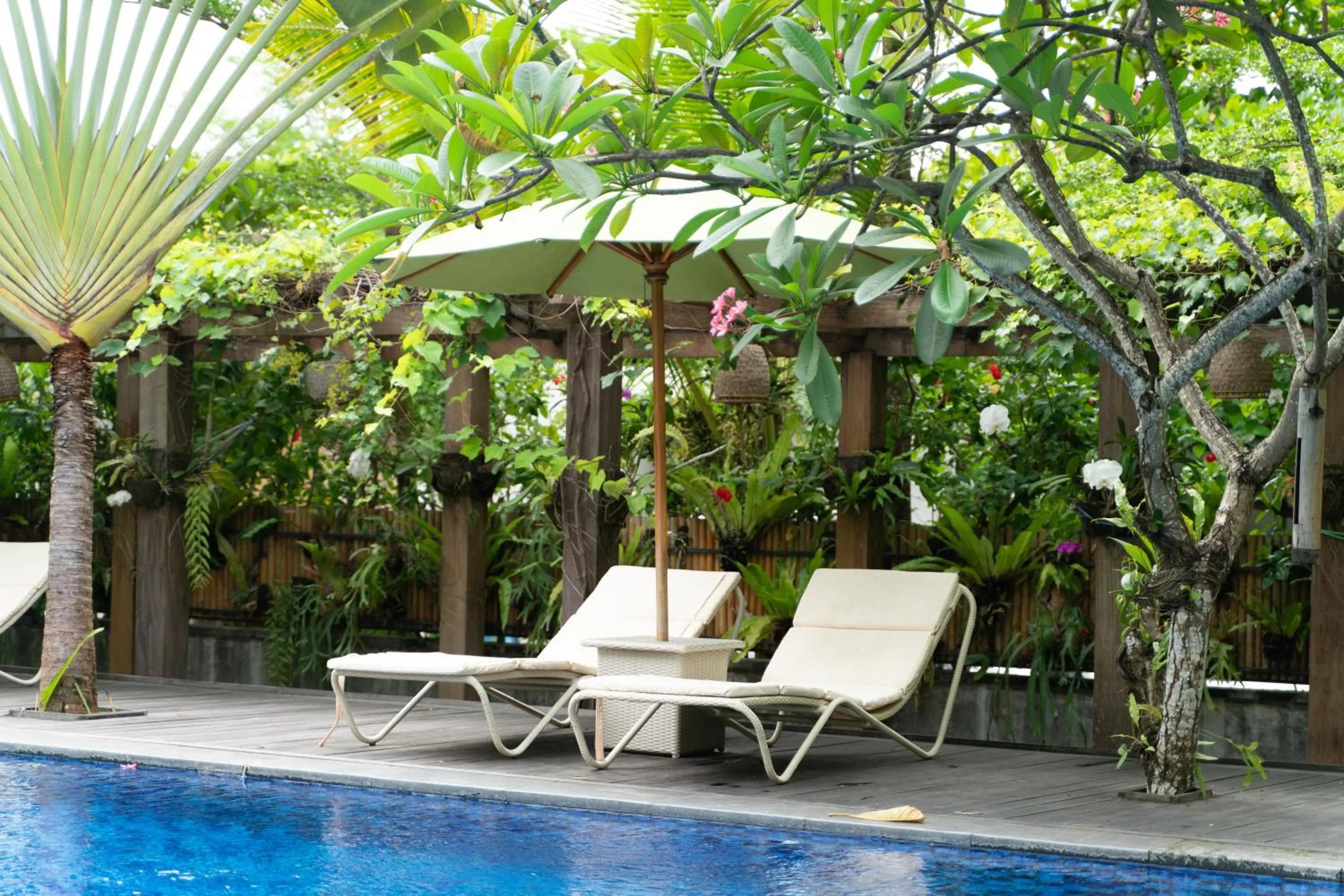 Seating area in Duaraloka Sanur