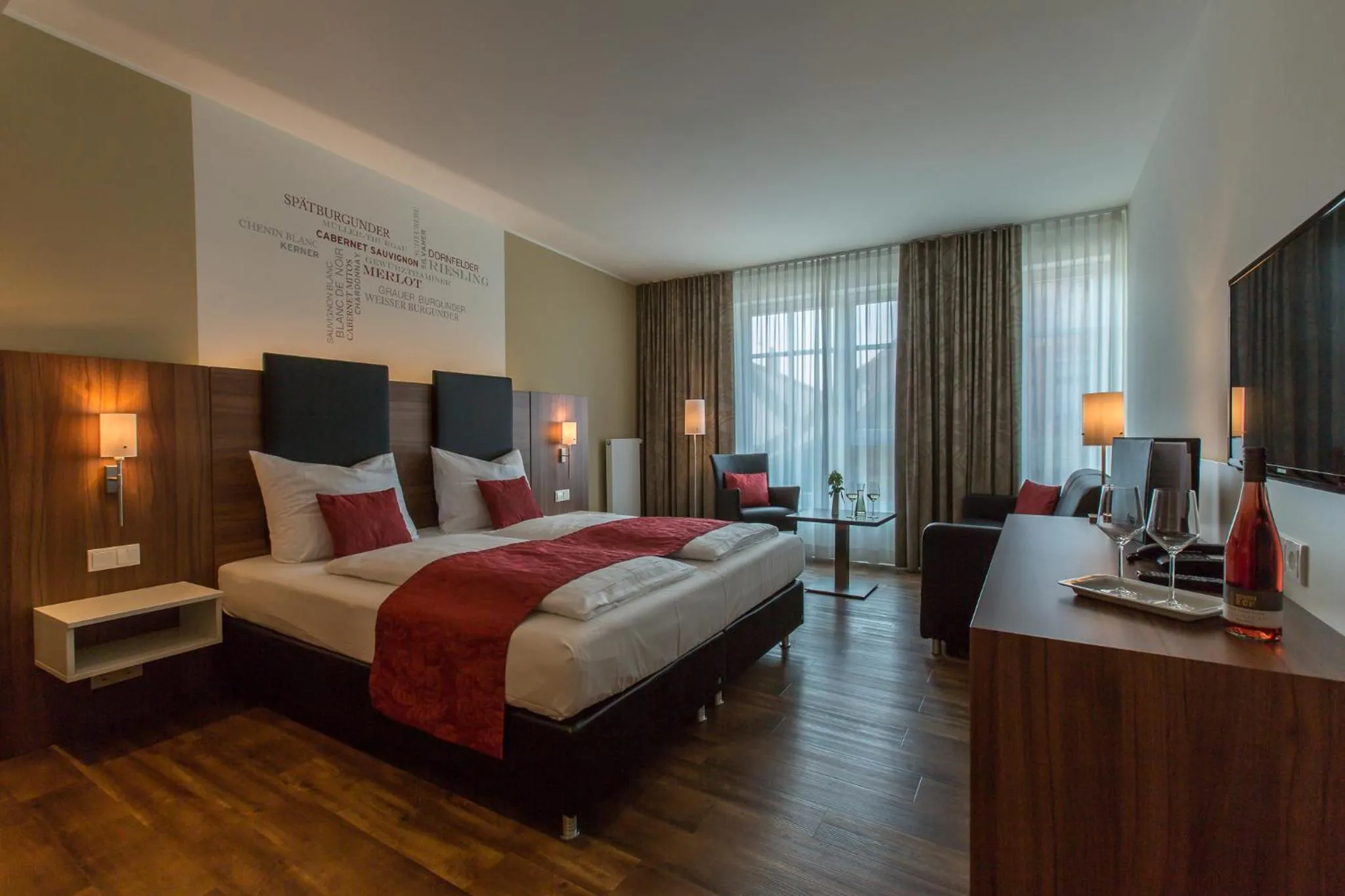 Vinotel Deluxe Doppelzimmer - single occupancy in Weingut Schreieck VINOTEL & GUTSHAUS