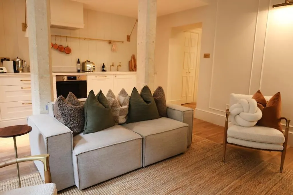 Living room in Brand new Georgian flat in Bath