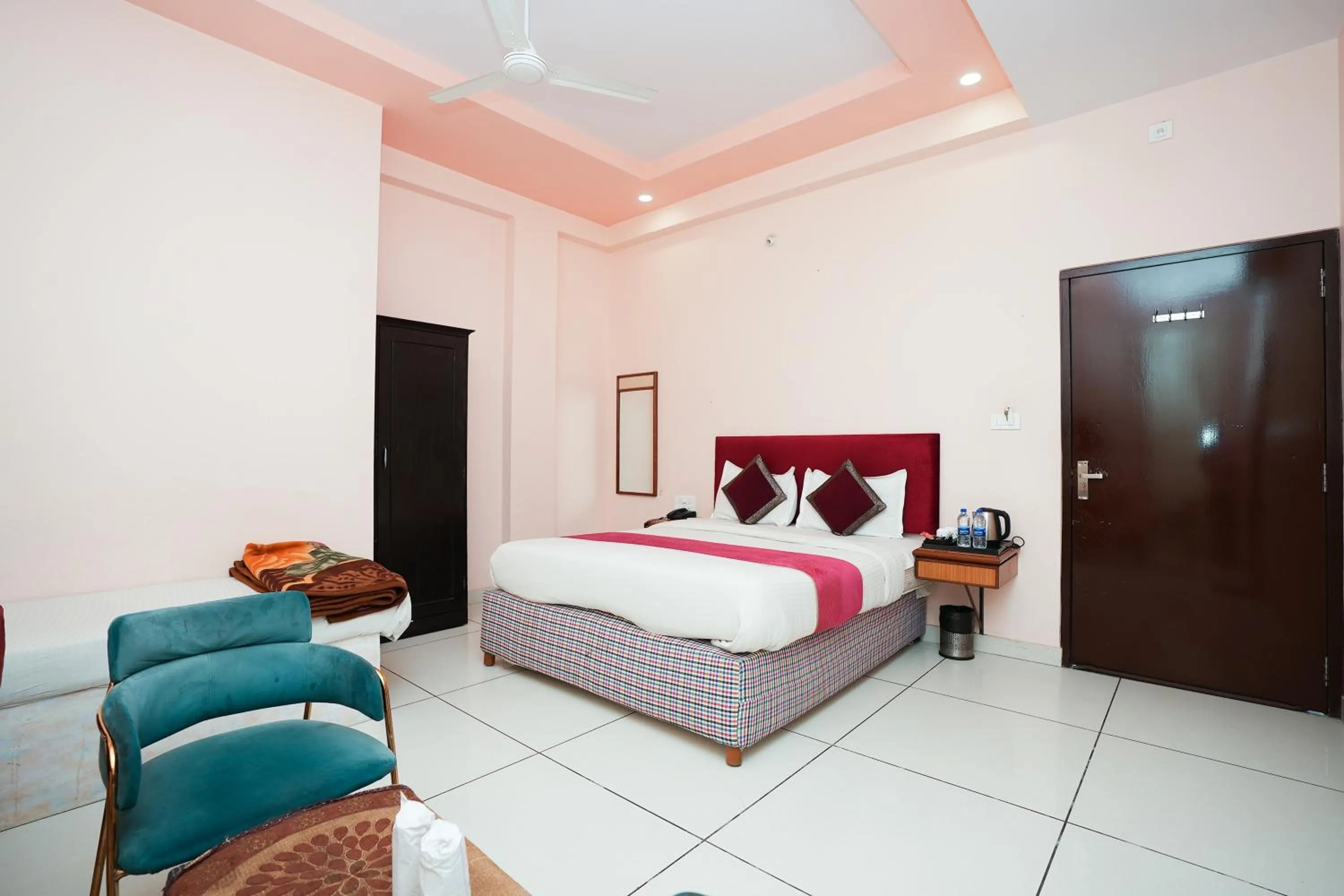 Bed in Agariya Haveli near Pichola Lake, Udaipur